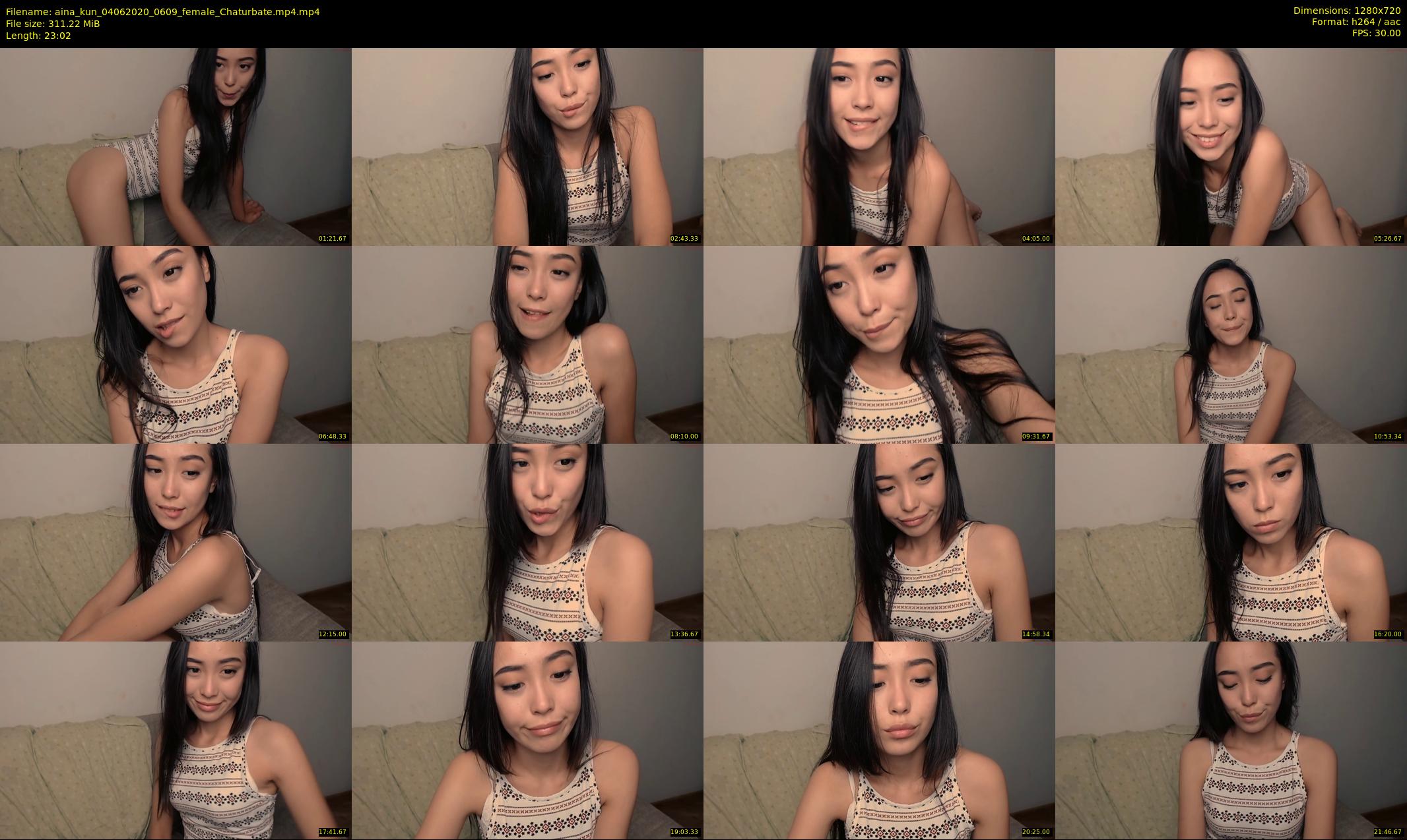 aina_kun — 24 minute Chaturbate female cam show recording, 720p, Jun 4, 2020