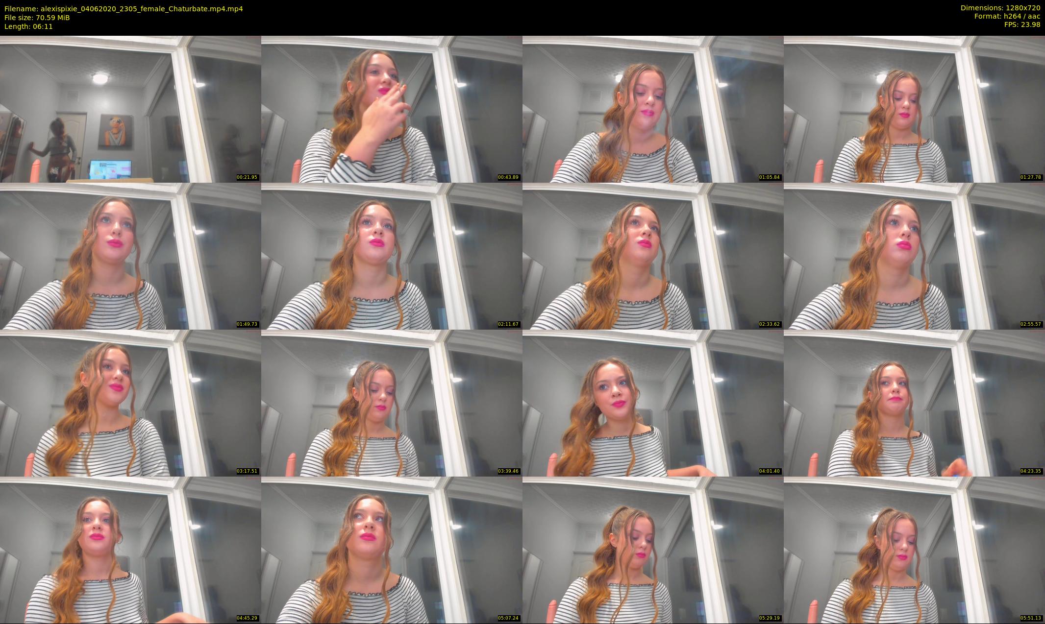 alexispixie — 7 minute Chaturbate female cam show recording, 720p, Jun 4, 2020