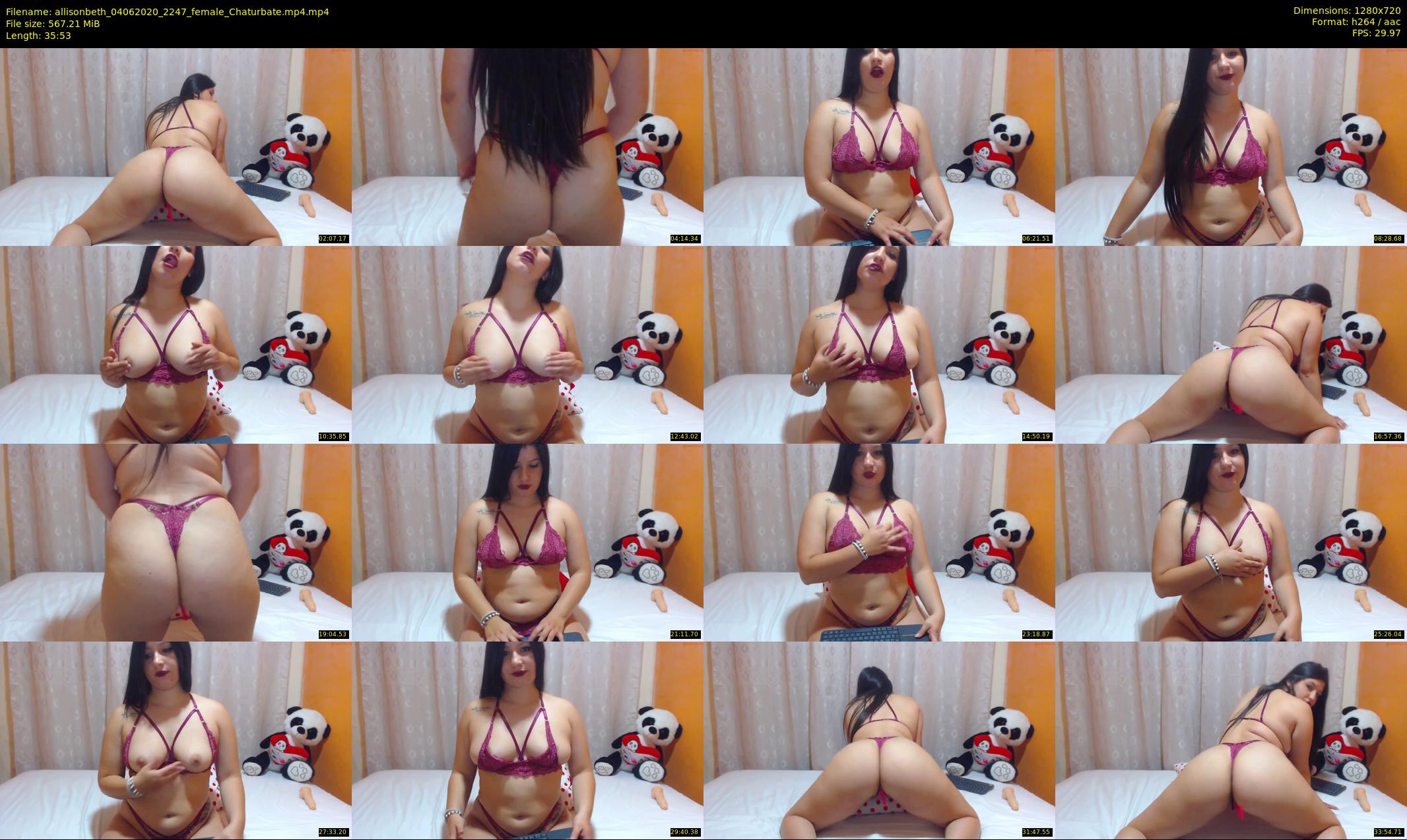 allisonbeth — 36 minute Chaturbate female cam show recording, 720p, Jun 4, 2020