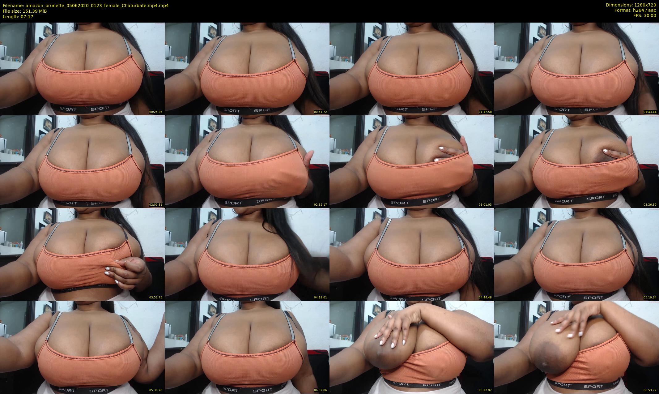 amazon_brunette — 8 minute Chaturbate female cam show recording, 720p, Jun 5, 2020