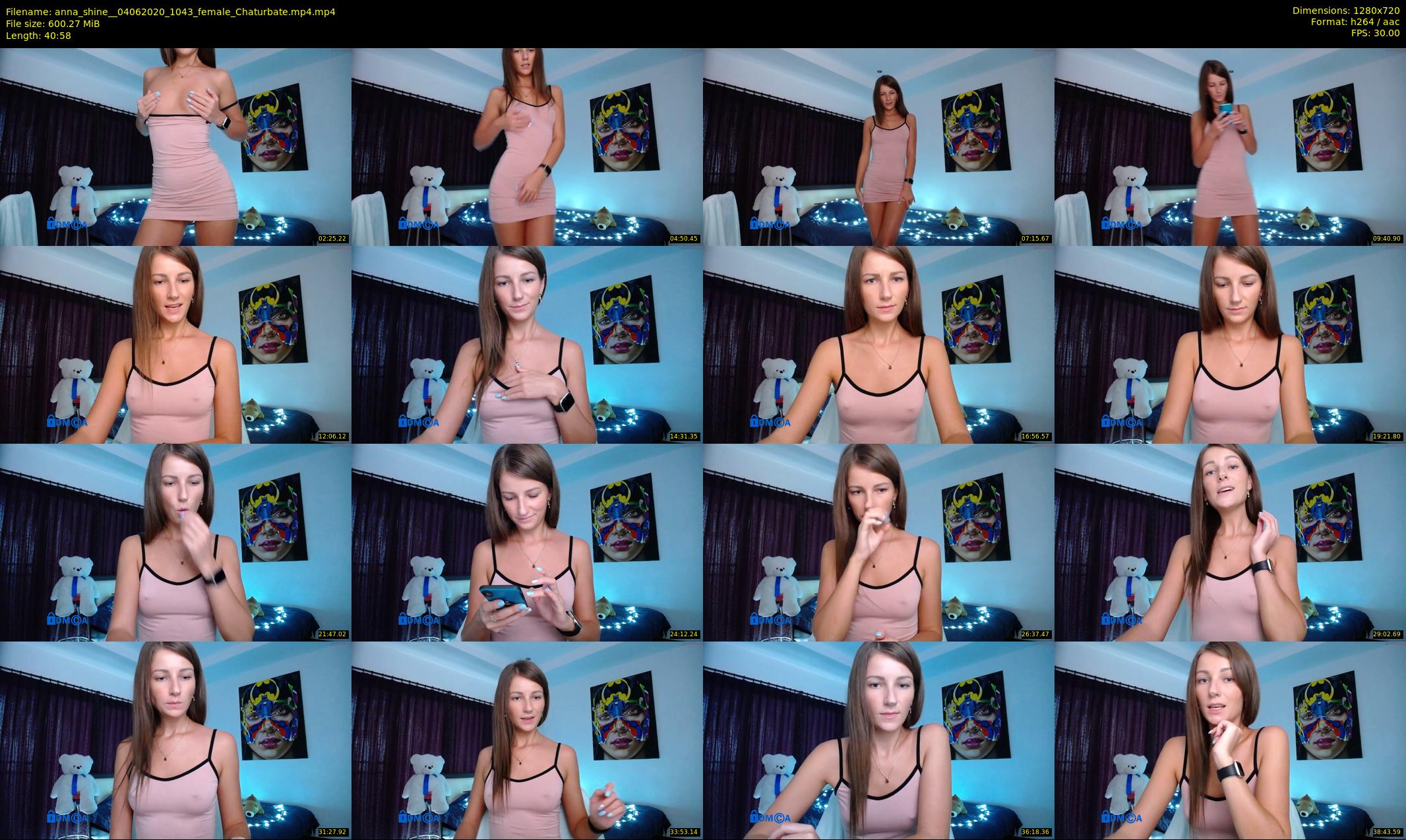 anna_shine_ — 41 minute Chaturbate female cam show recording, 720p, Jun 4, 2020