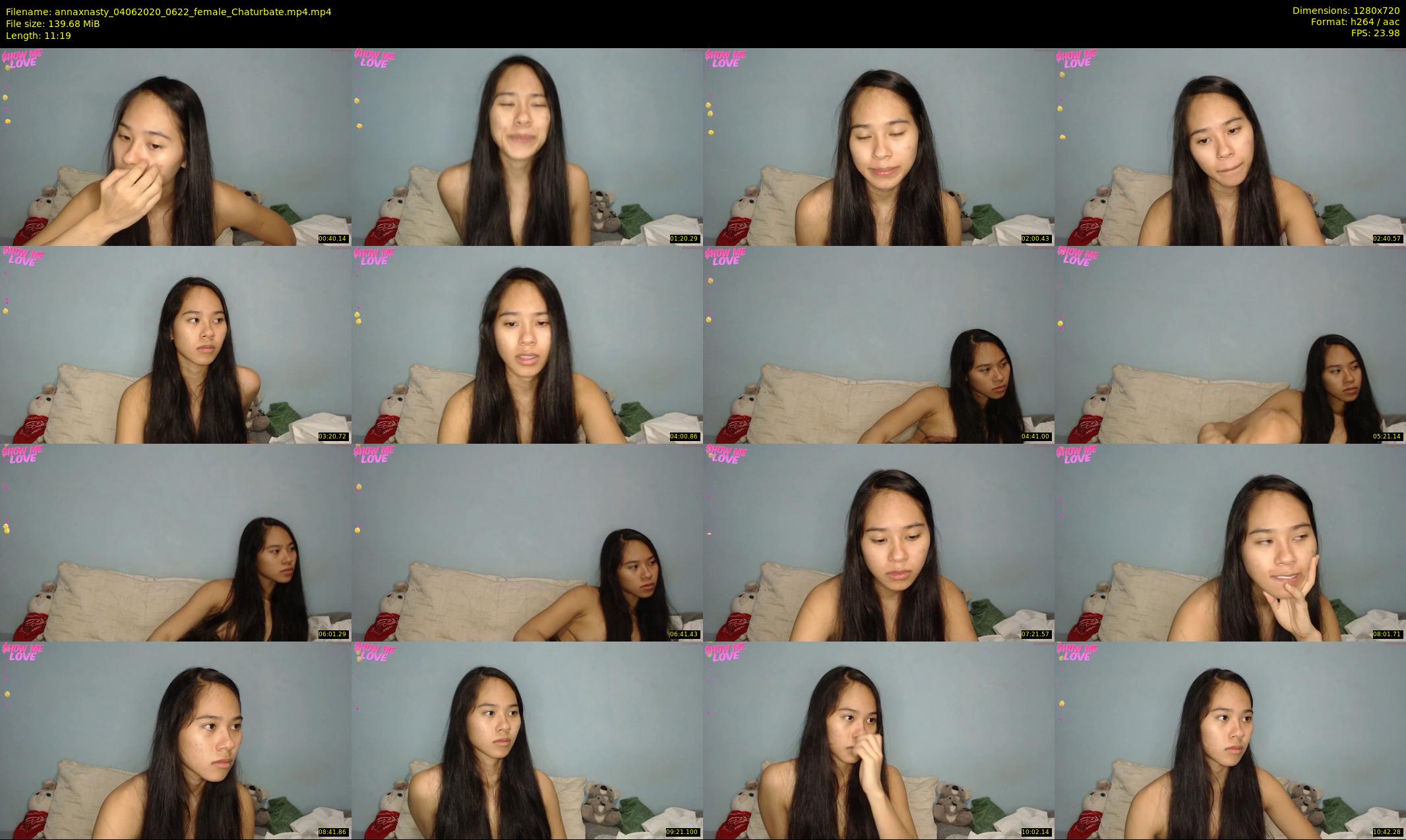 annaxnasty — 12 minute Chaturbate female cam show recording, 720p, Jun 4, 2020