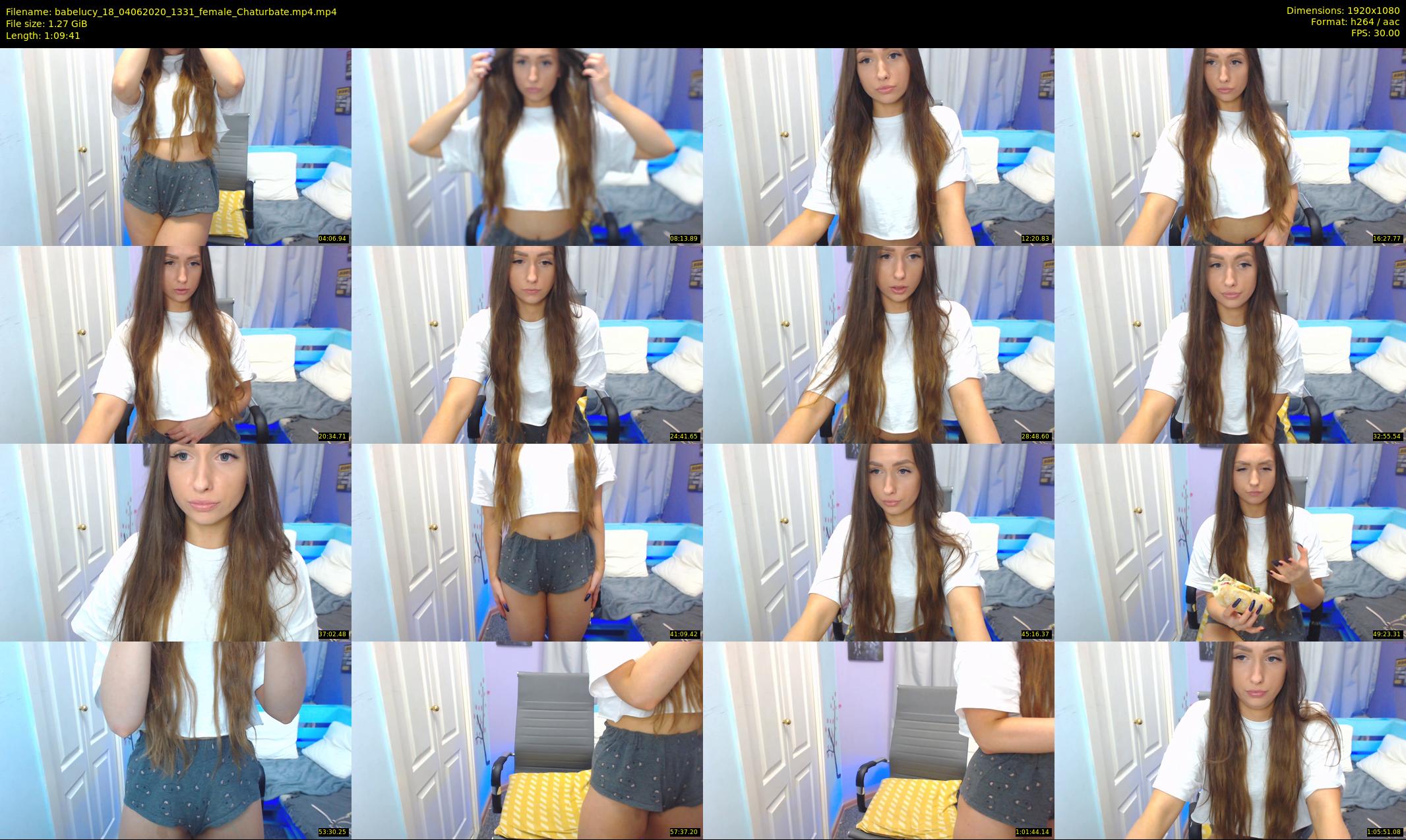 babelucy_18 — 70 minute Chaturbate female cam show recording, 1080p, Jun 4, 2020