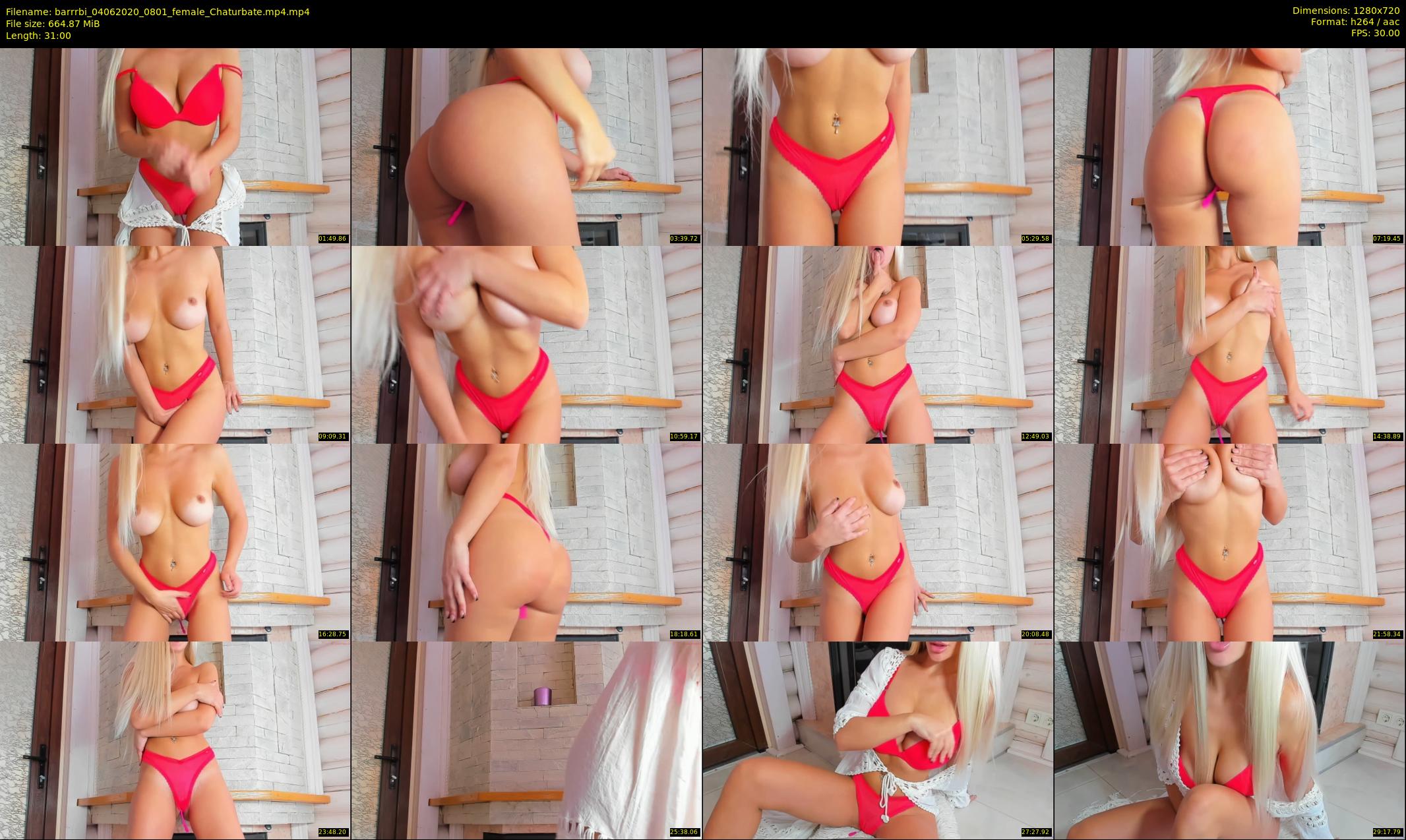 barrrbi — 31 minute Chaturbate female cam show recording, 720p, Jun 4, 2020