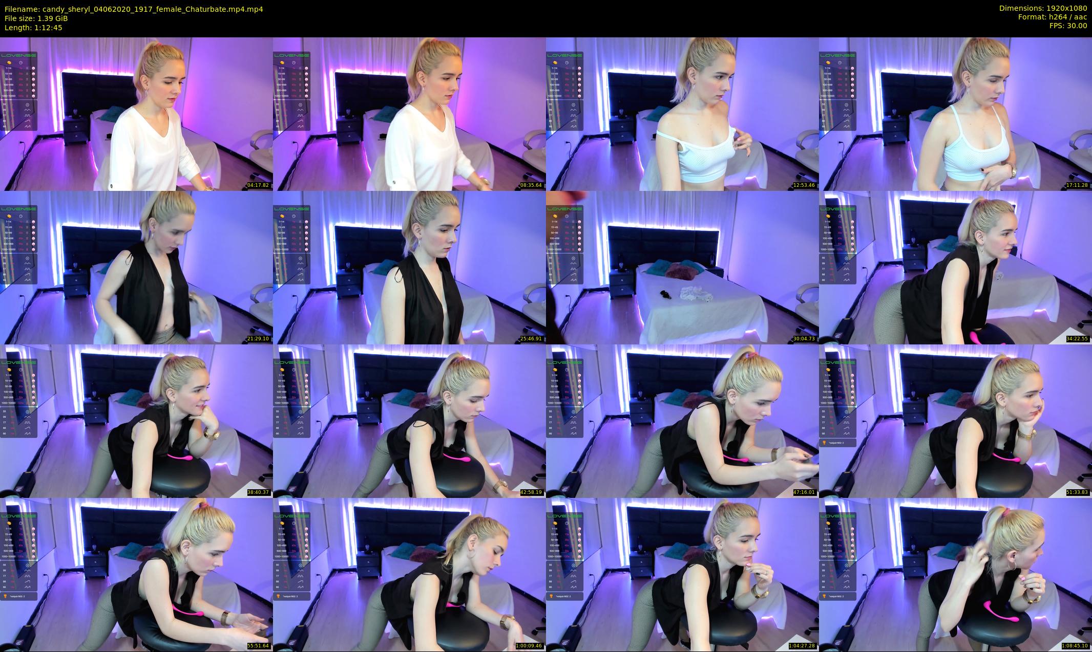 candy_sheryl — 73 minute Chaturbate female cam show recording, 1080p, Jun 4, 2020