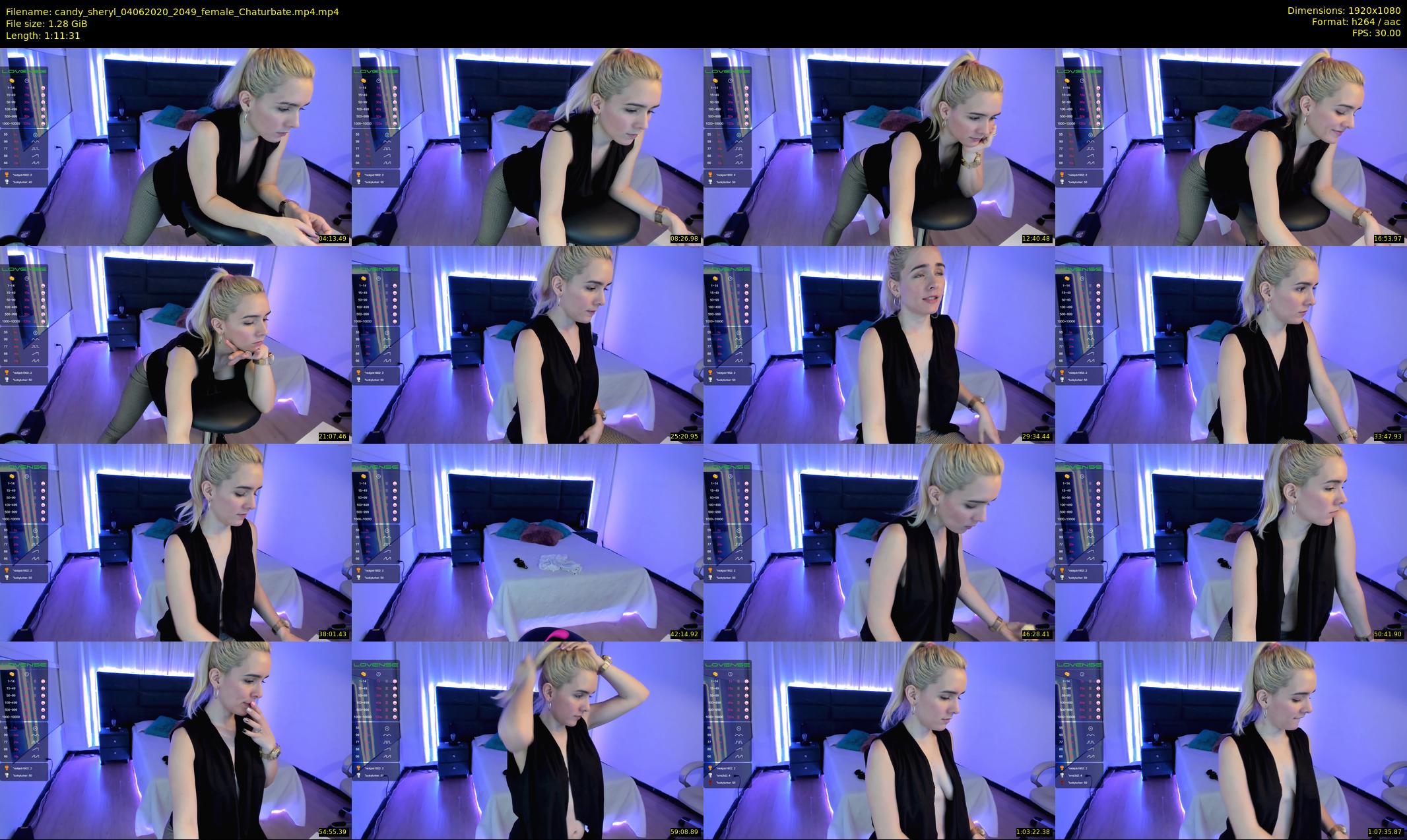 candy_sheryl — 72 minute Chaturbate female cam show recording, 1080p, Jun 4, 2020