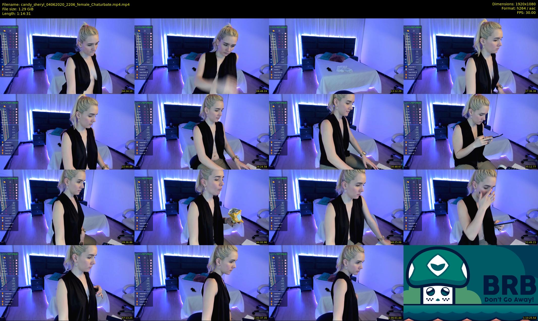 candy_sheryl — 75 minute Chaturbate female cam show recording, 1080p, Jun 4, 2020