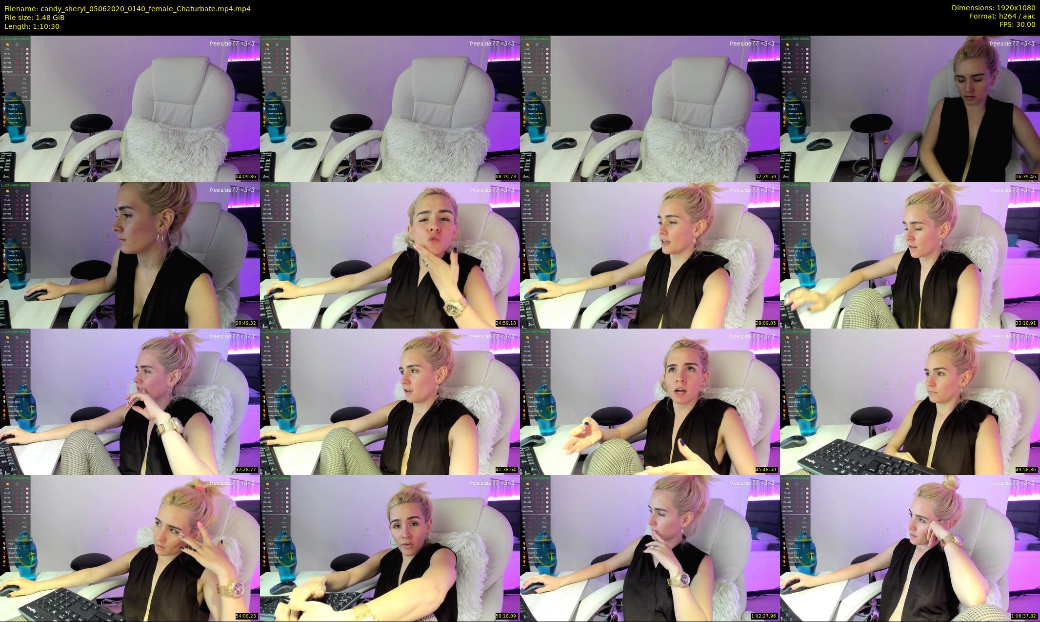 candy_sheryl — 71 minute Chaturbate female cam show recording, 1080p, Jun 5, 2020