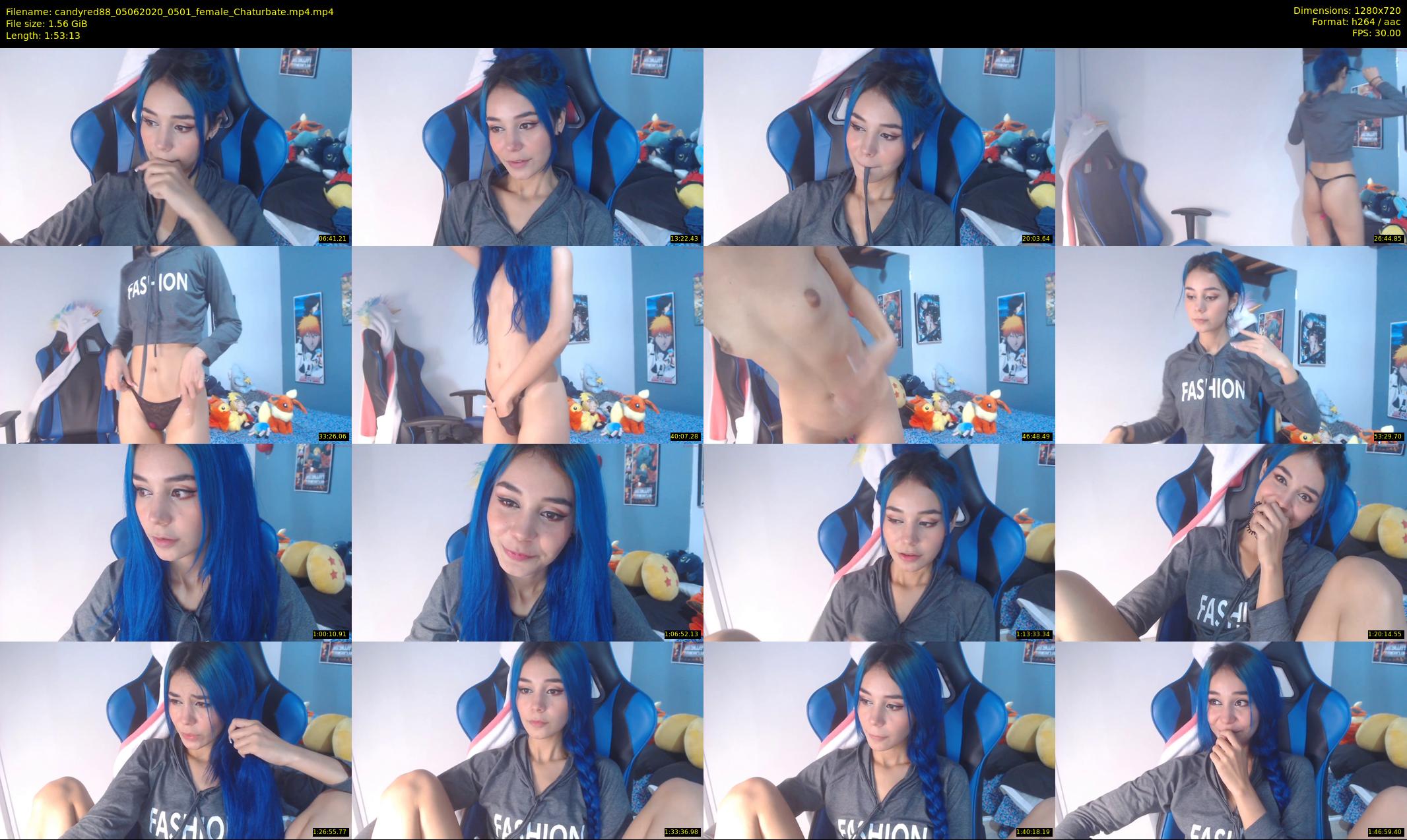candyred88 — 114 minute Chaturbate female cam show recording, 720p, Jun 5, 2020