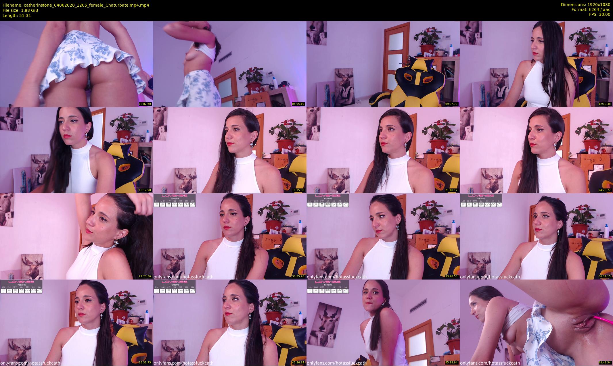 catherinstone — 52 minute Chaturbate female cam show recording, 1080p, Jun 4, 2020