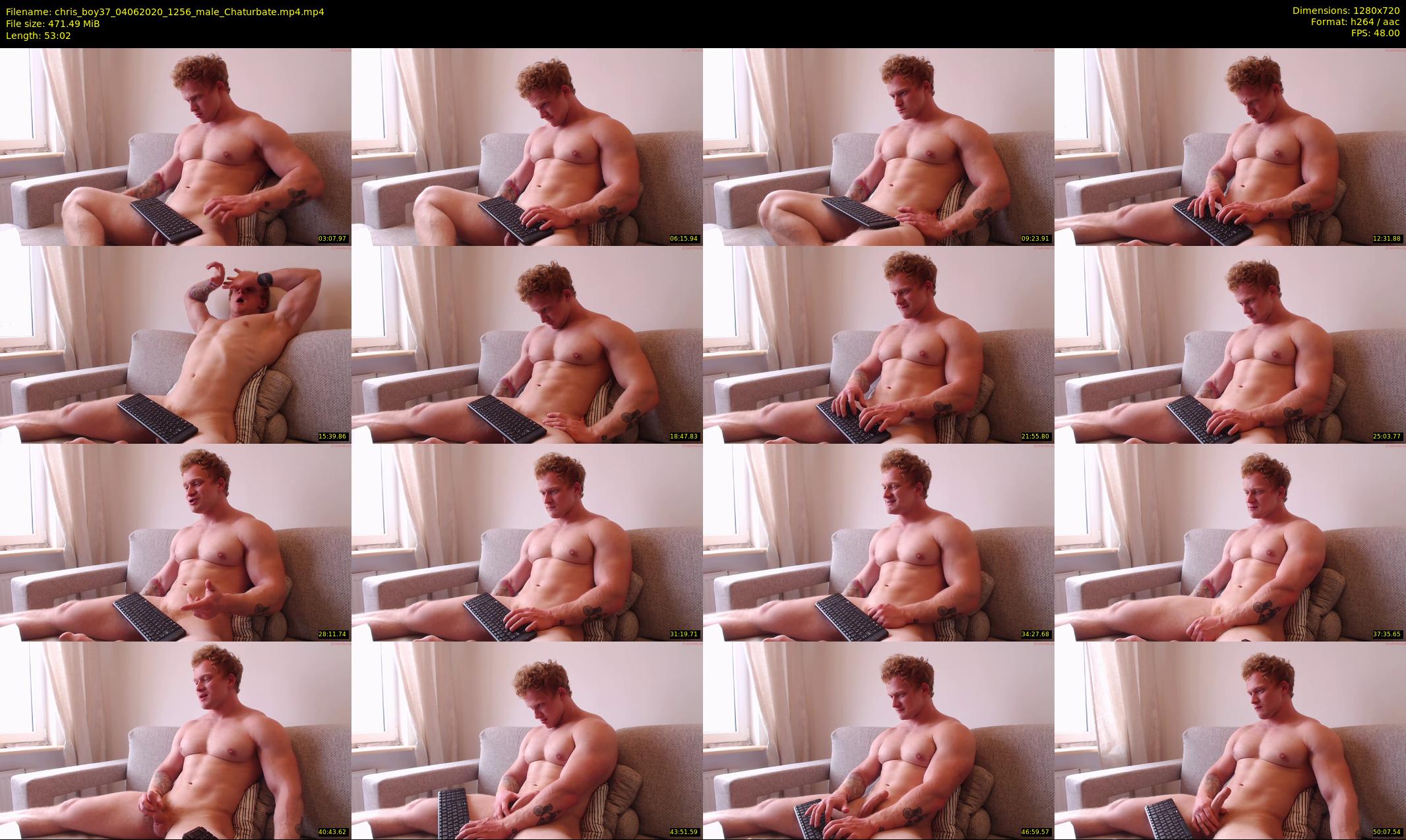 chris_boy37 — 54 minute Chaturbate male cam show recording, 720p, Jun 4, 2020