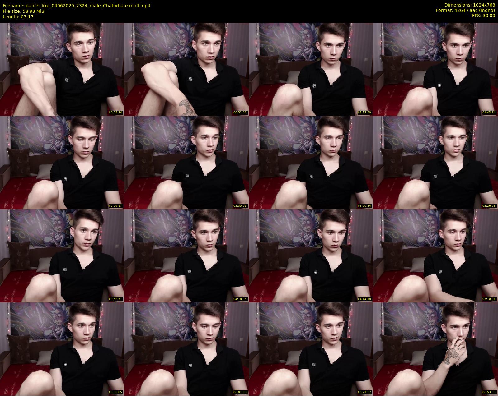 daniel_like — 8 minute Chaturbate male cam show recording, 720p, Jun 4, 2020