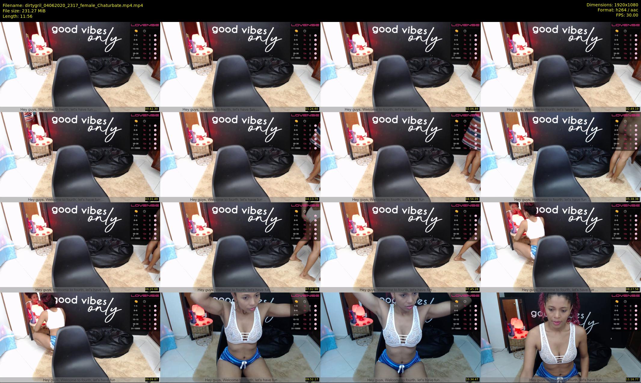 dirtygril — 12 minute Chaturbate female cam show recording, 1080p, Jun 4, 2020