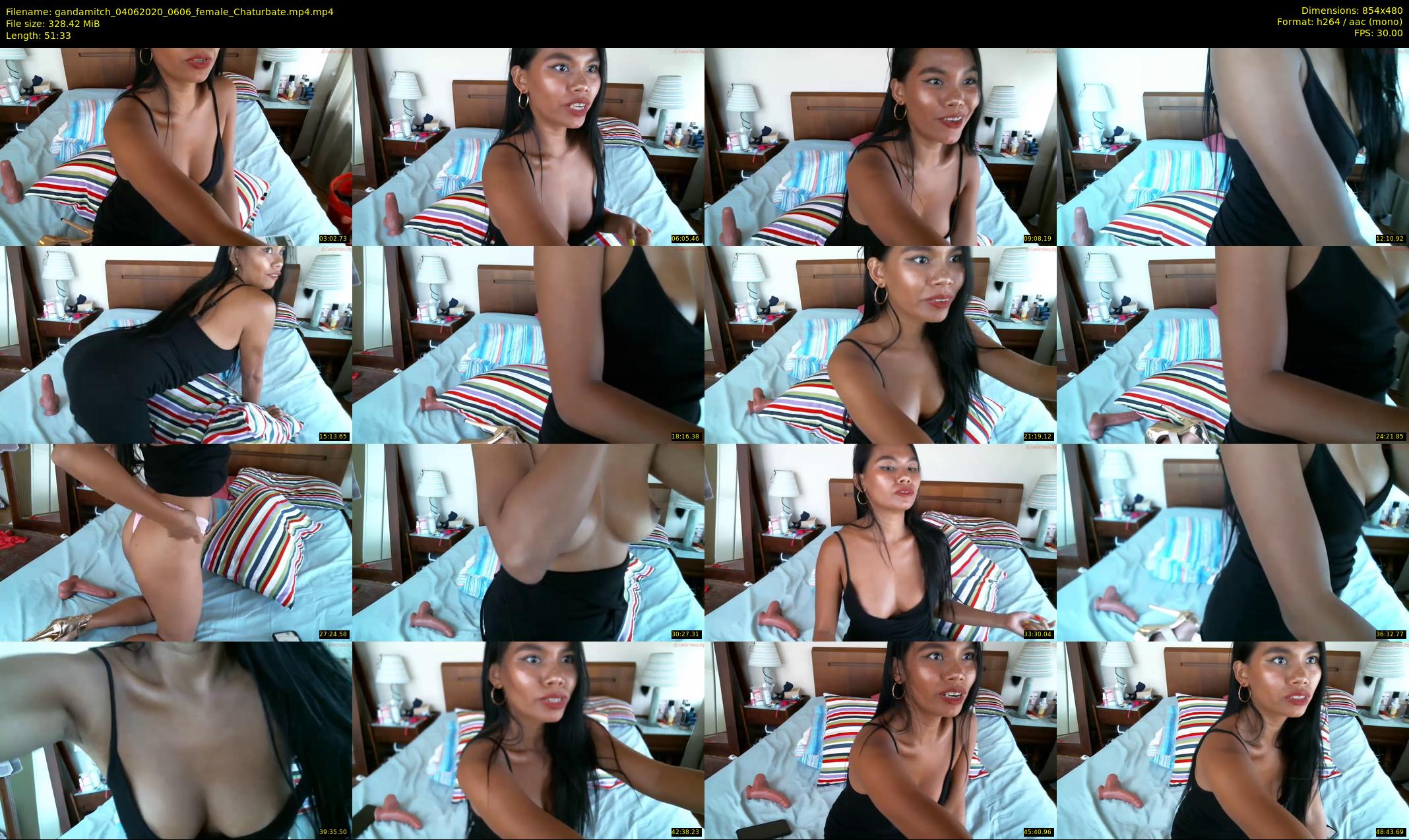 gandamitch — 52 minute Chaturbate female cam show recording, 480p, Jun 4, 2020