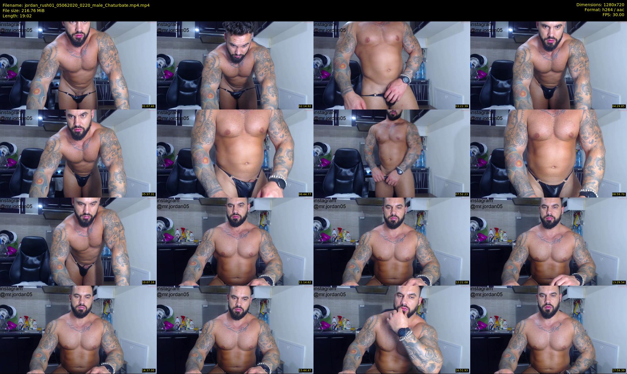 jordan_rush01 — 20 minute Chaturbate male cam show recording, 720p, Jun 5, 2020
