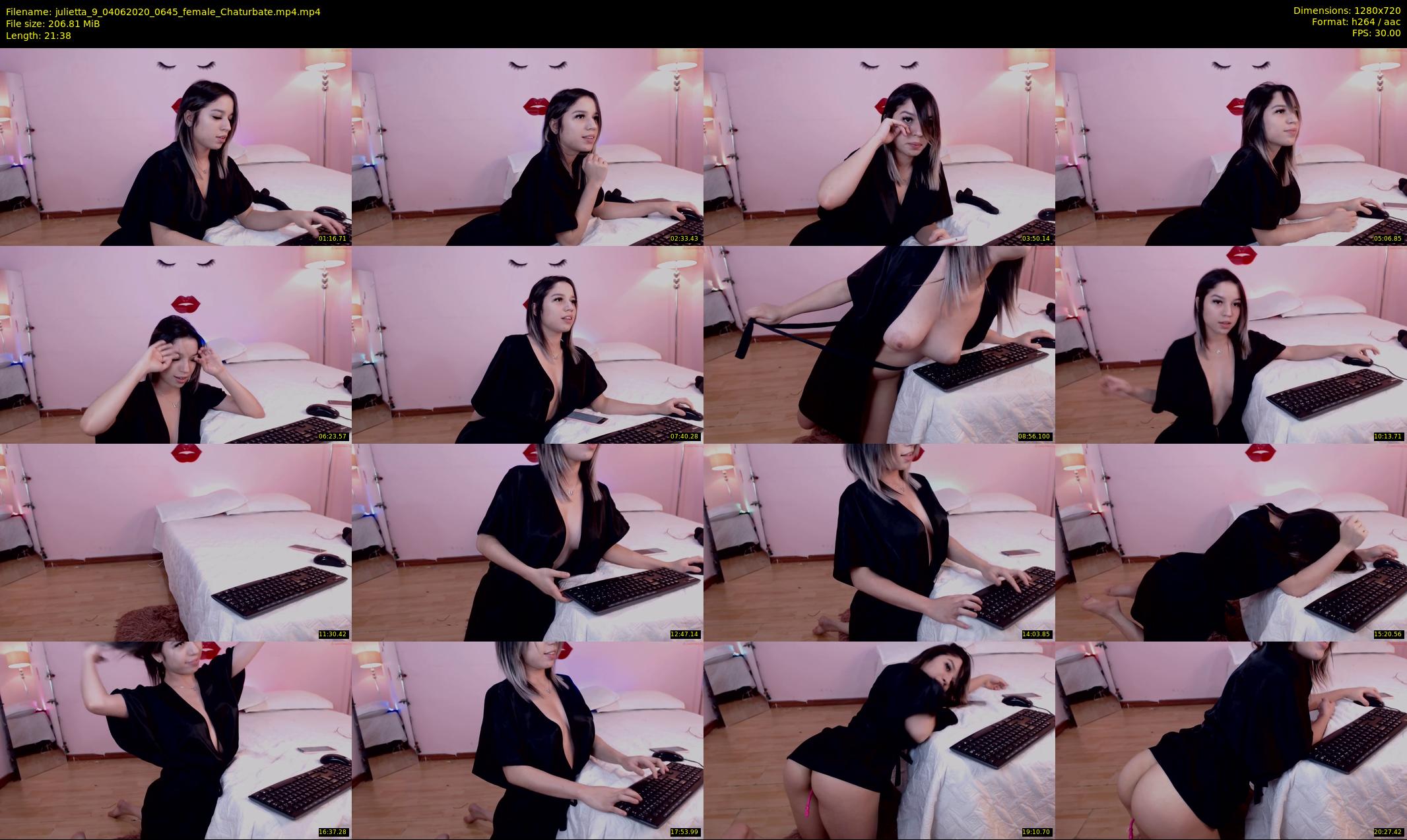 julietta_9 — 22 minute Chaturbate female cam show recording, 720p, Jun 4, 2020