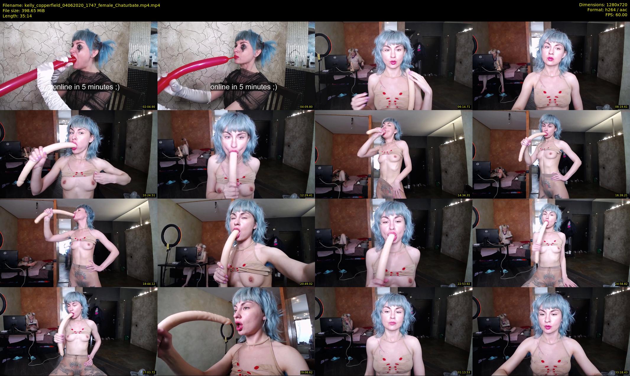 kelly_copperfield — 36 minute Chaturbate female cam show recording, 720p, Jun 4, 2020