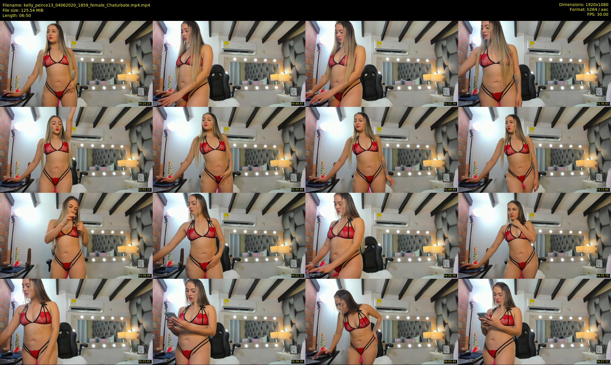 kelly_peirce13 — 7 minute Chaturbate female cam show recording, 1080p, Jun 4, 2020