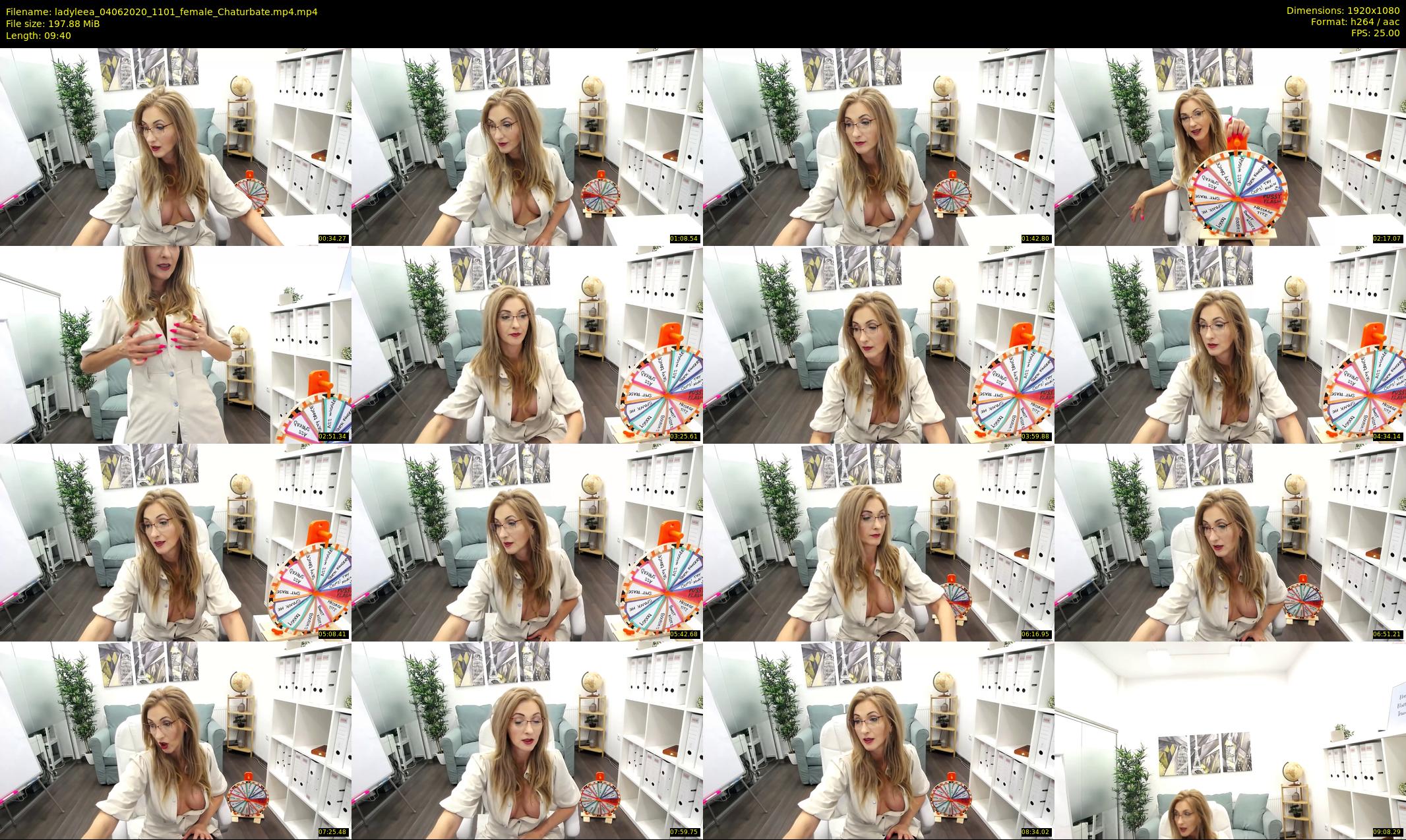 ladyleea — 10 minute Chaturbate female cam show recording, 1080p, Jun 4, 2020
