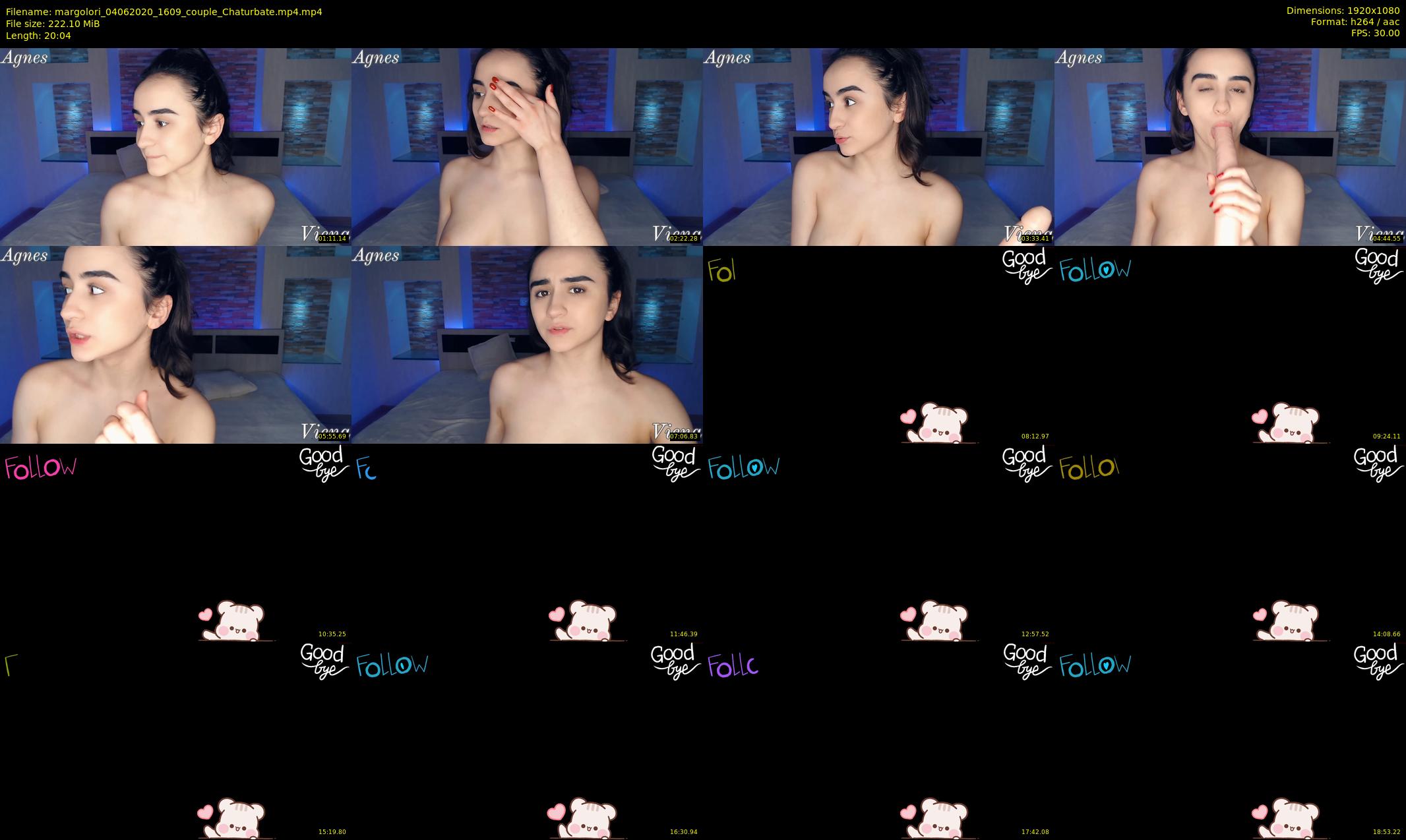 margolori — 21 minute Chaturbate couple cam show recording, 1080p, Jun 4, 2020