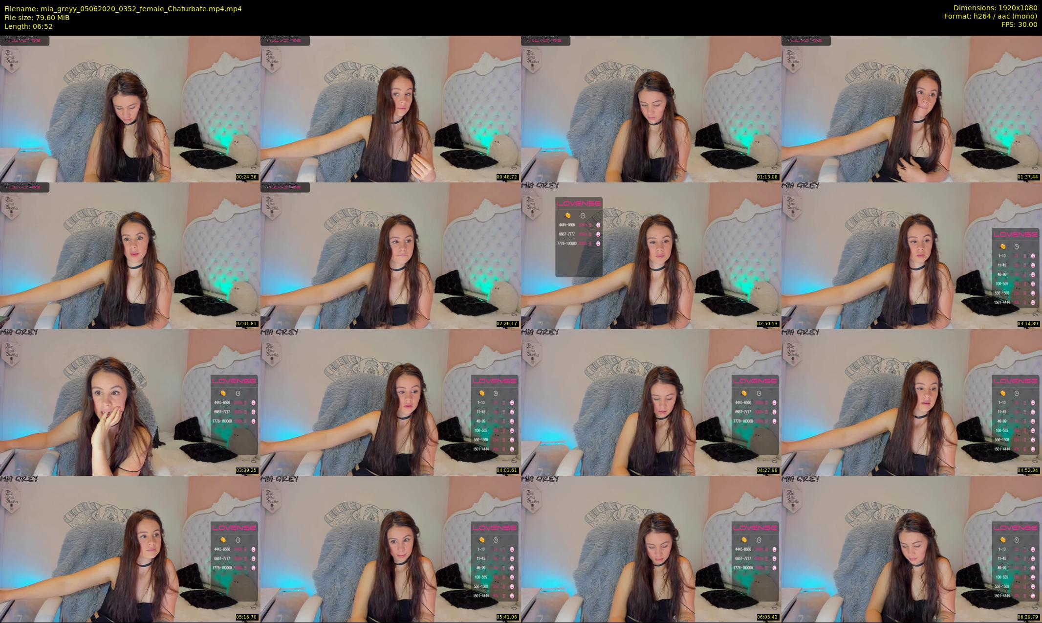 mia_greyy — 7 minute Chaturbate female cam show recording, 1080p, Jun 5, 2020