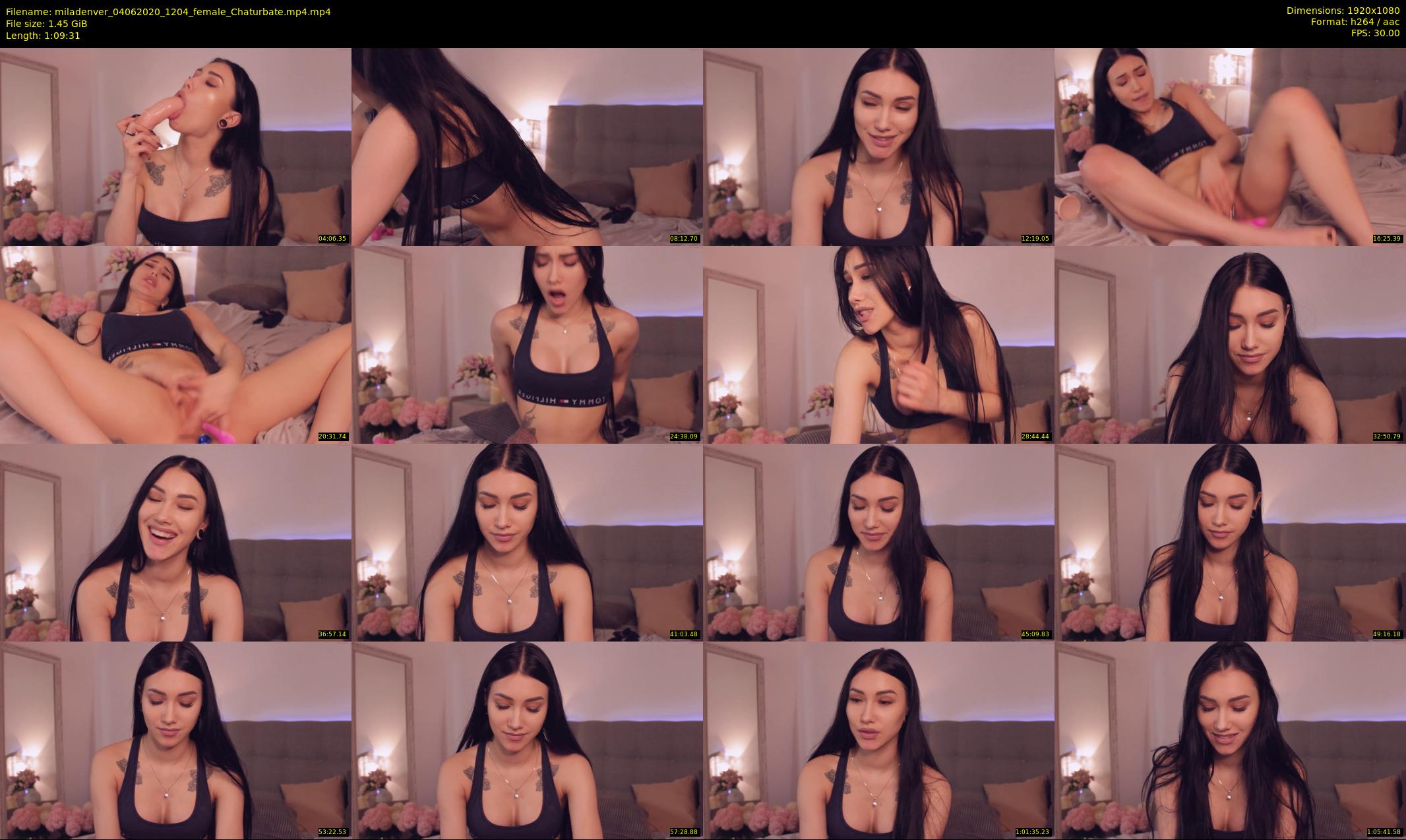 miladenver — 70 minute Chaturbate female cam show recording, 1080p, Jun 4, 2020