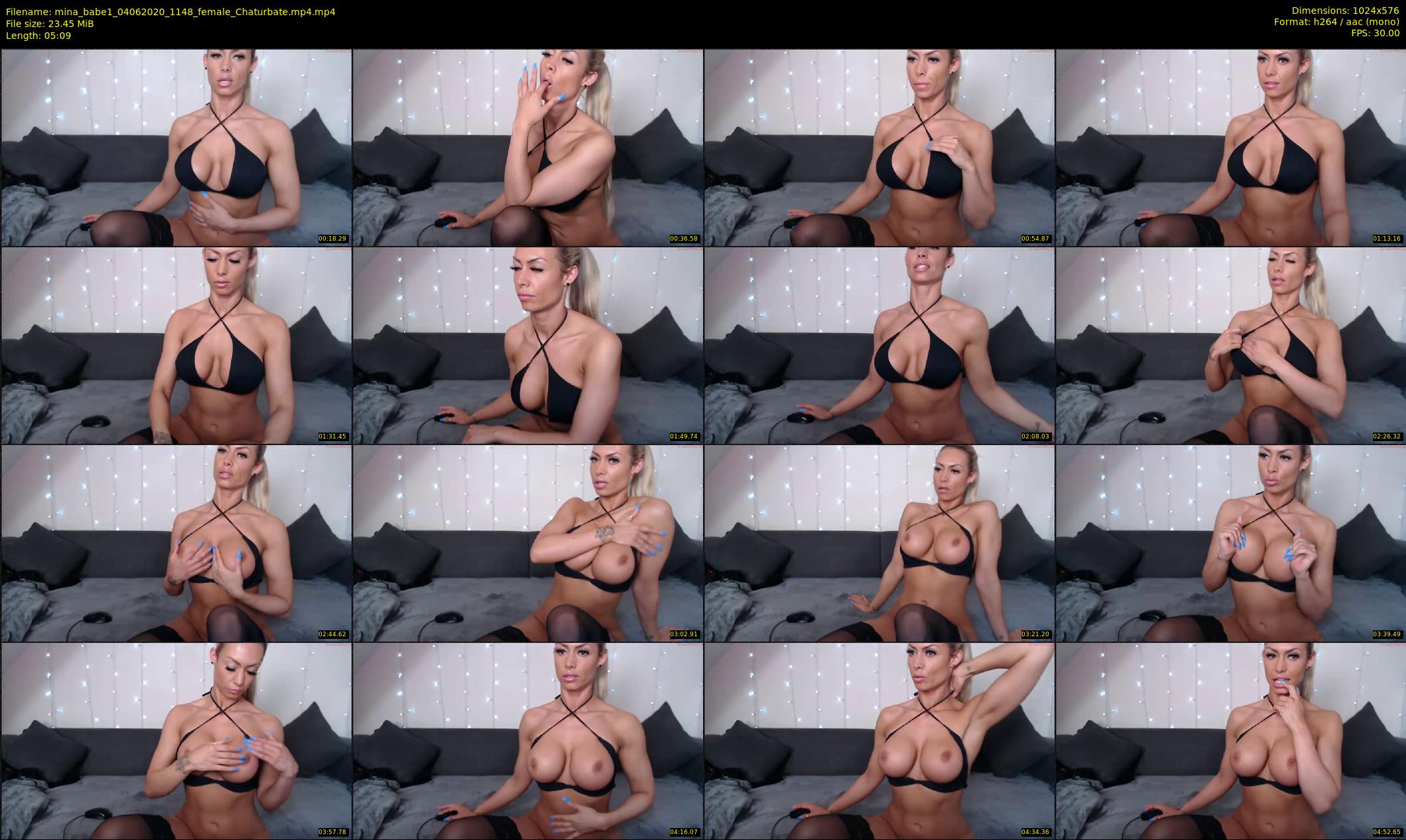 mina_babe1 — 6 minute Chaturbate female cam show recording, 480p, Jun 4, 2020