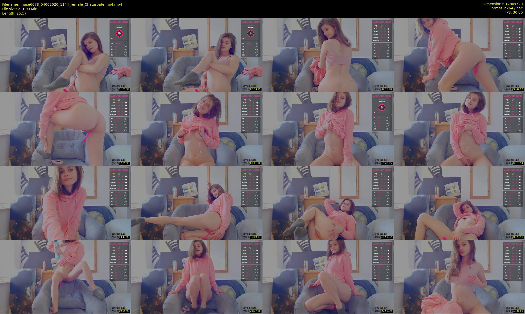 muse6678 — 26 minute Chaturbate female cam show recording, 720p, Jun 4, 2020