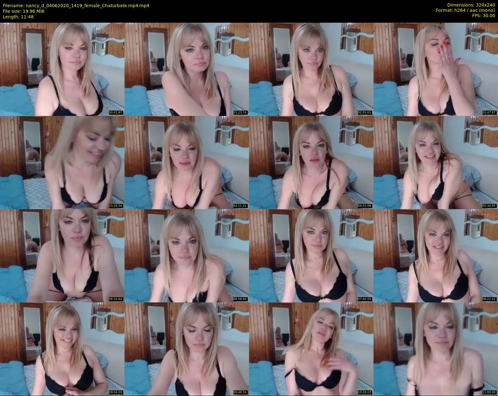 nancy_d — 12 minute Chaturbate female cam show recording, SD, Jun 4, 2020