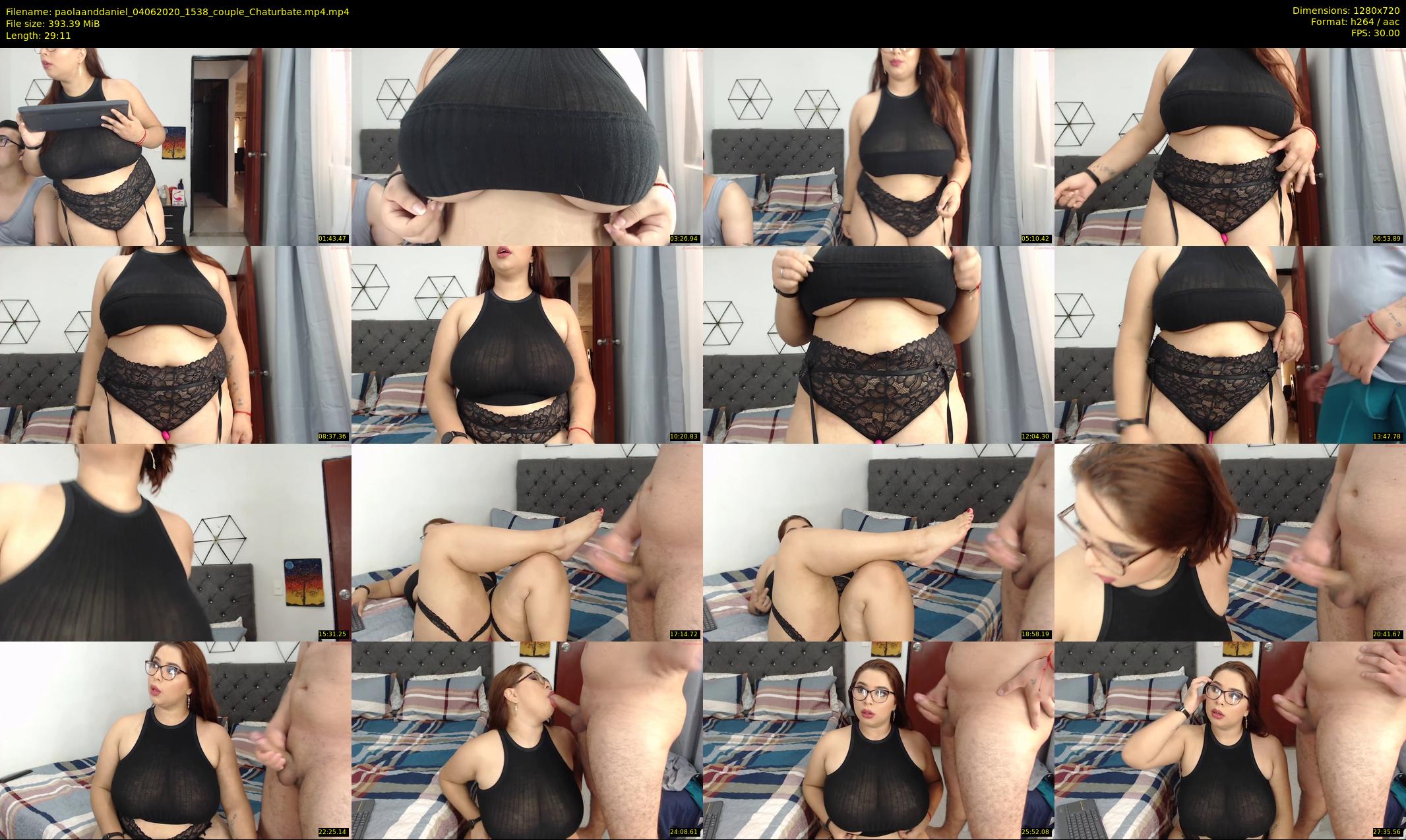 paolaanddaniel — 30 minute Chaturbate couple cam show recording, 720p, Jun 4, 2020