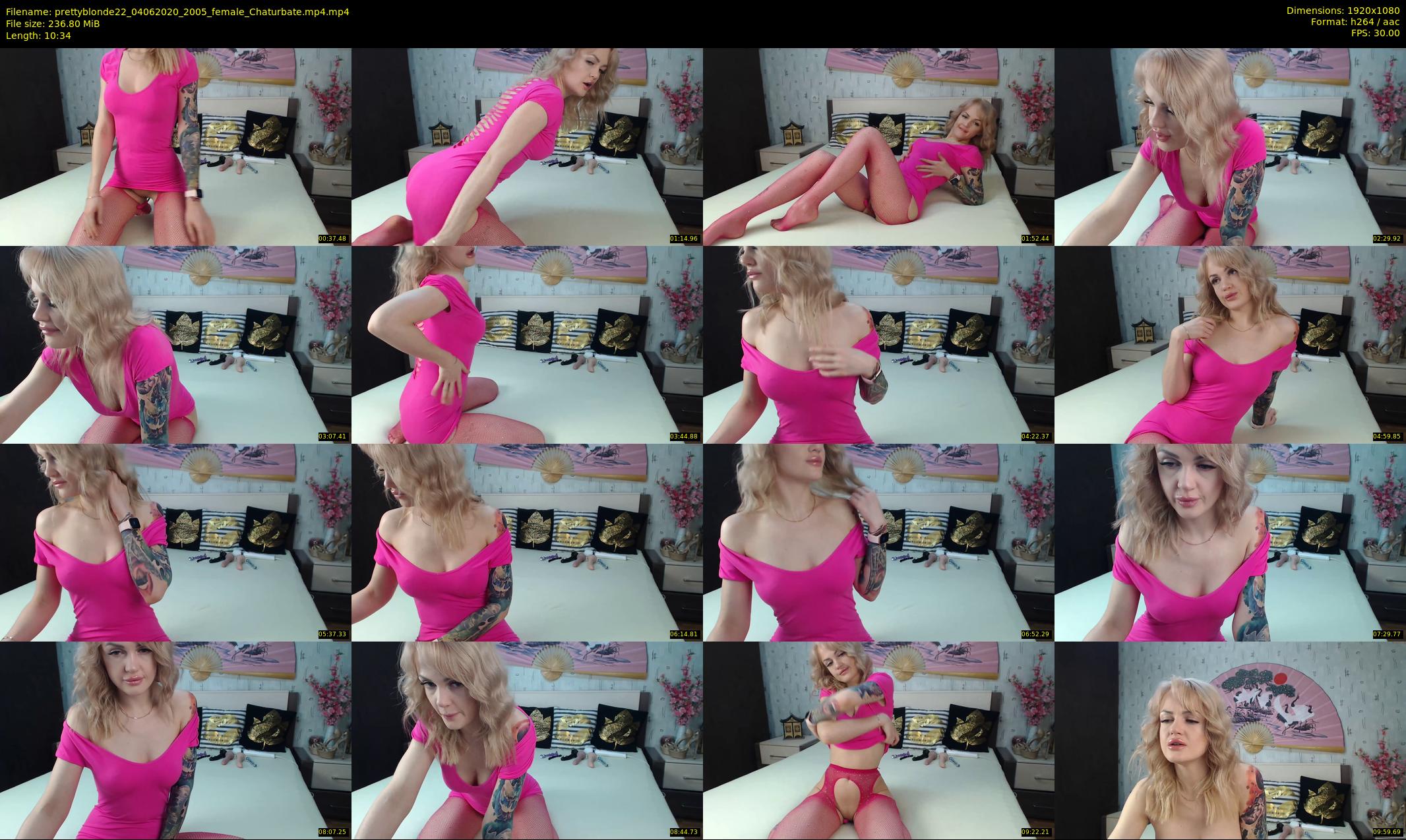 prettyblonde22 — 11 minute Chaturbate female cam show recording, 1080p, Jun 4, 2020