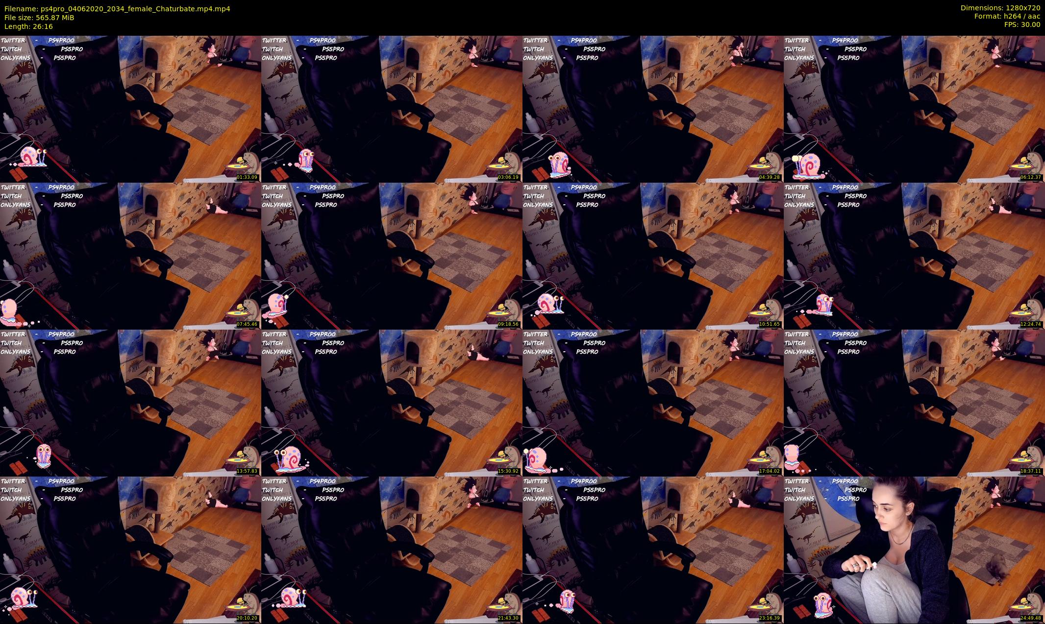 ps4pro — 27 minute Chaturbate female cam show recording, 720p, Jun 4, 2020