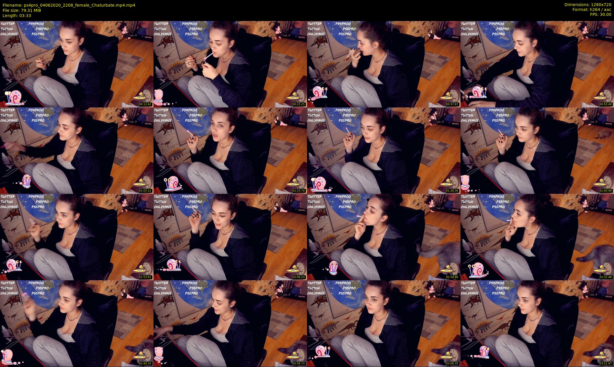 ps4pro — 4 minute Chaturbate female cam show recording, 720p, Jun 4, 2020