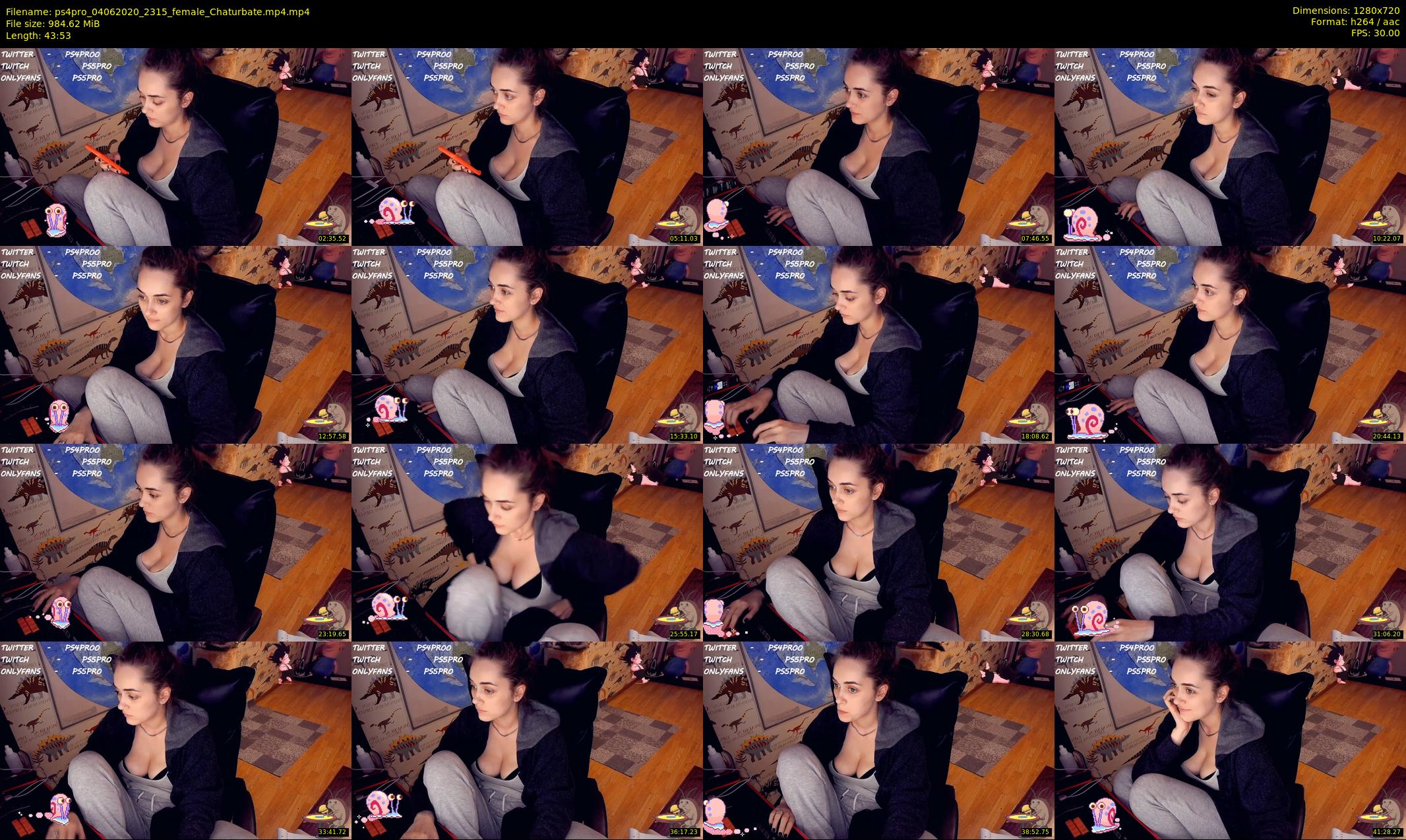 ps4pro — 44 minute Chaturbate female cam show recording, 720p, Jun 4, 2020