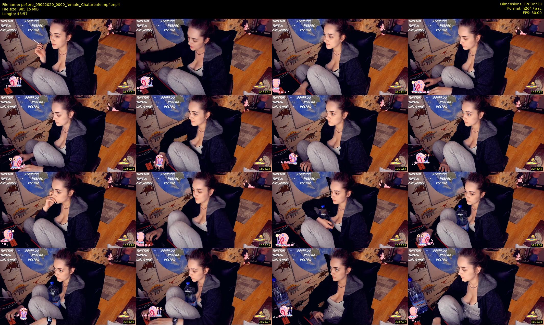 ps4pro — 44 minute Chaturbate female cam show recording, 720p, Jun 5, 2020