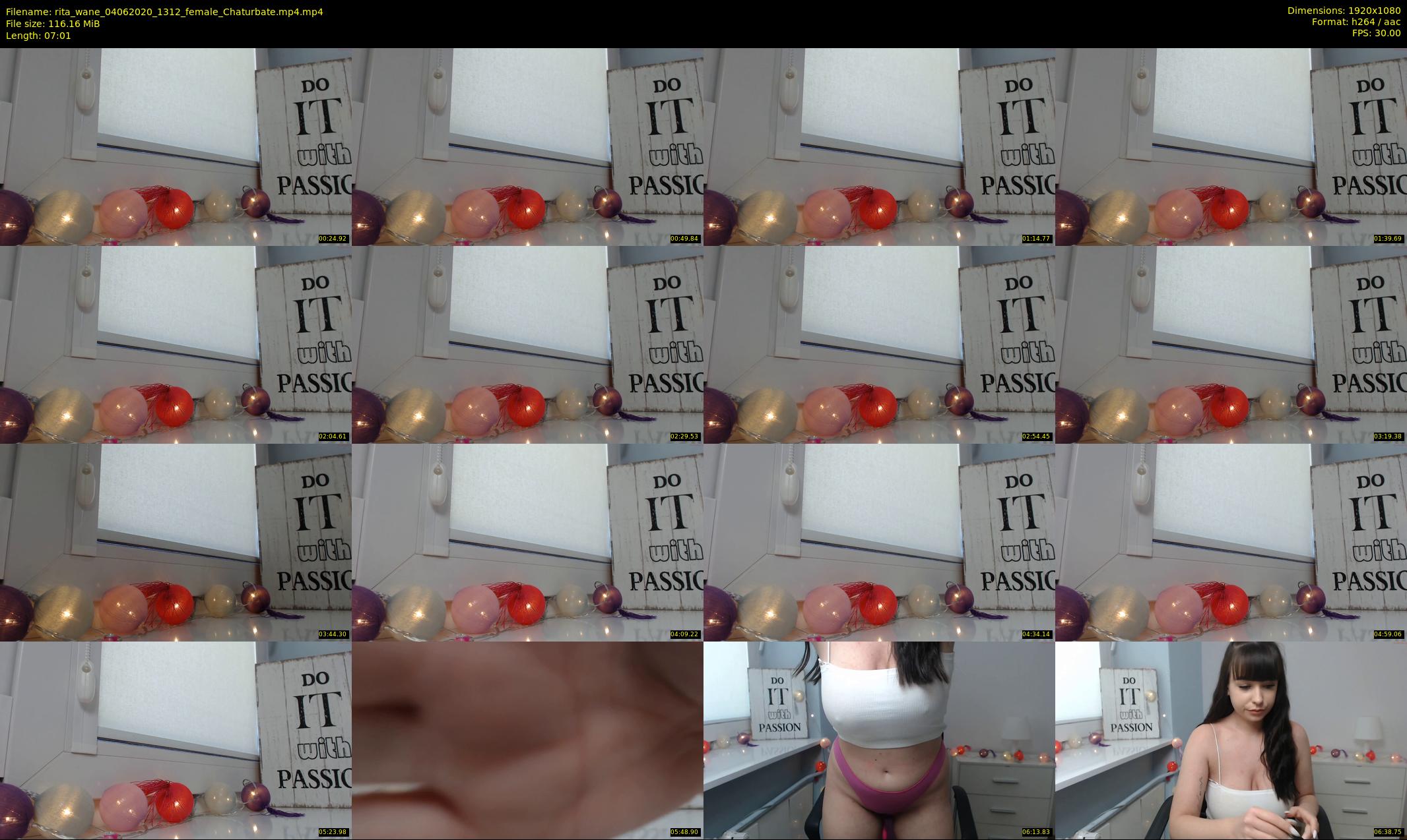 rita_wane — 8 minute Chaturbate female cam show recording, 1080p, Jun 4, 2020