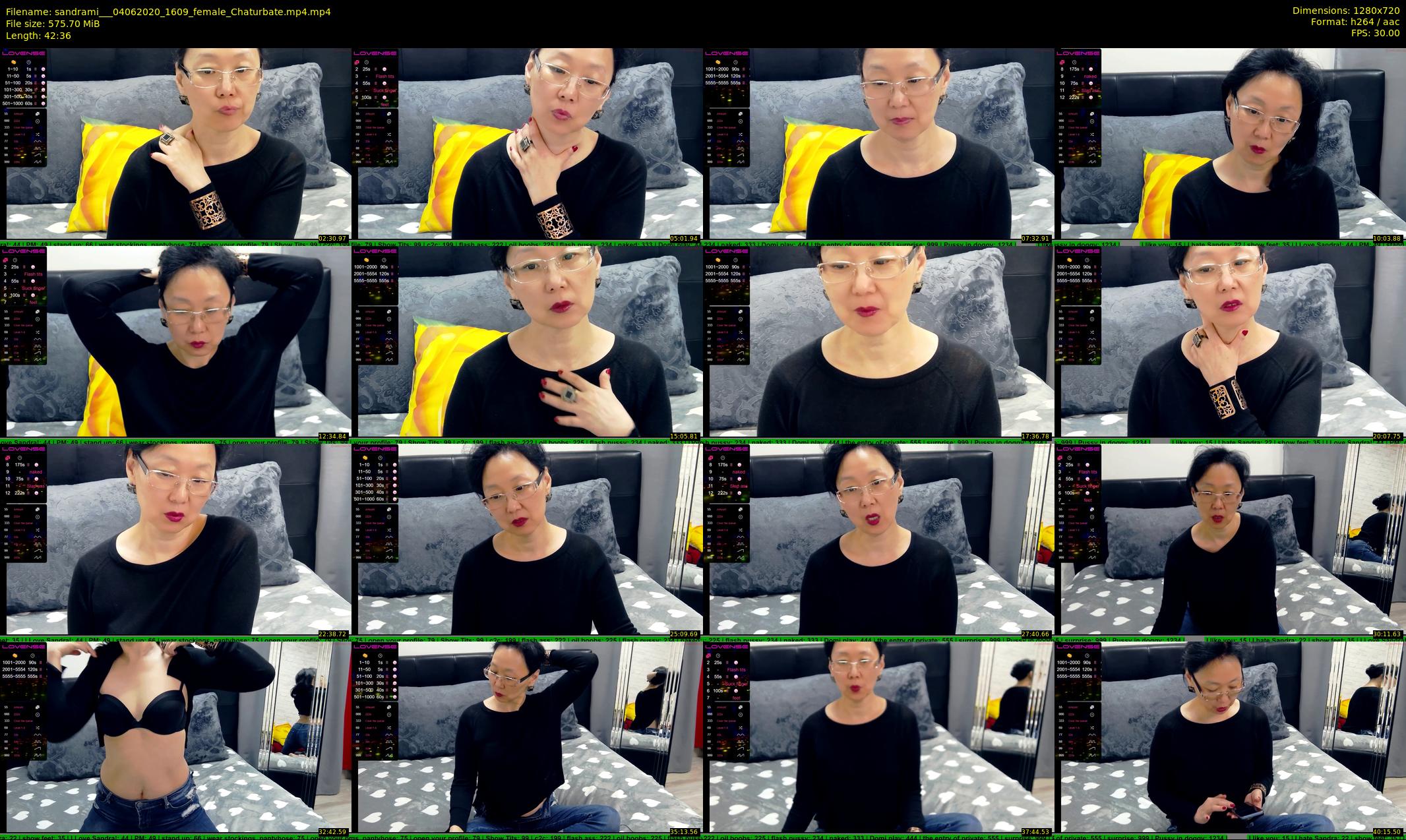 sandrami__ — 43 minute Chaturbate female cam show recording, 720p, Jun 4, 2020
