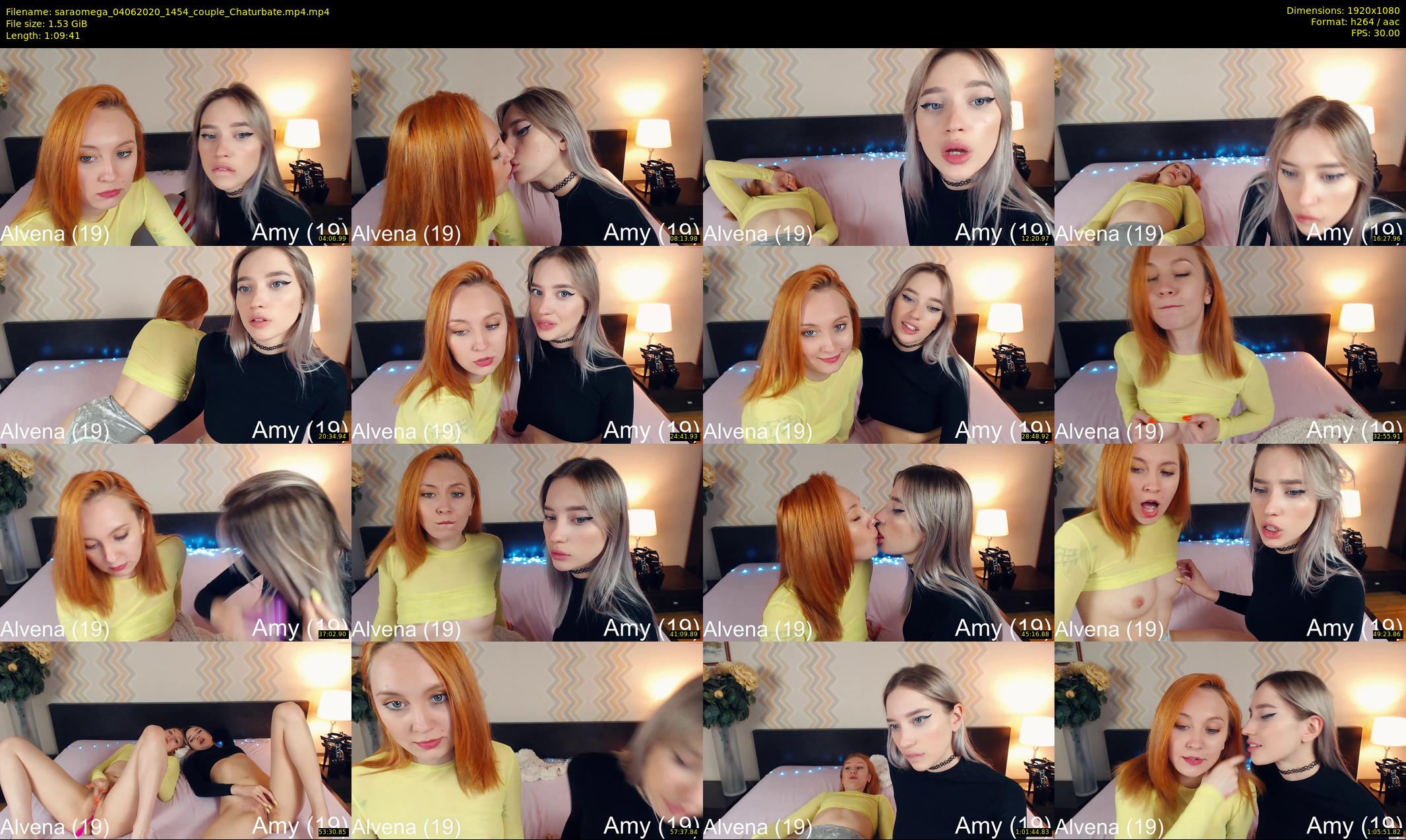 saraomega — 70 minute Chaturbate couple cam show recording, 1080p, Jun 4, 2020