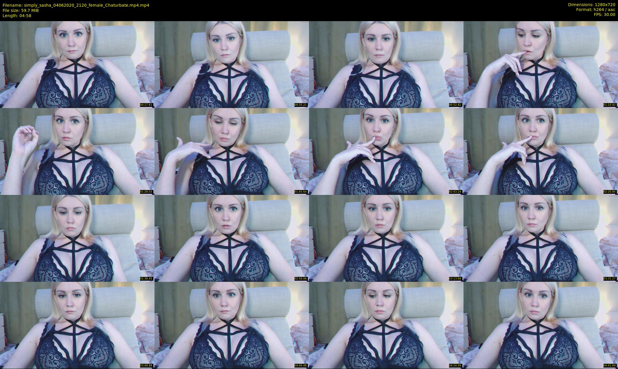 simply_sasha — 5 minute Chaturbate female cam show recording, 720p, Jun 4, 2020