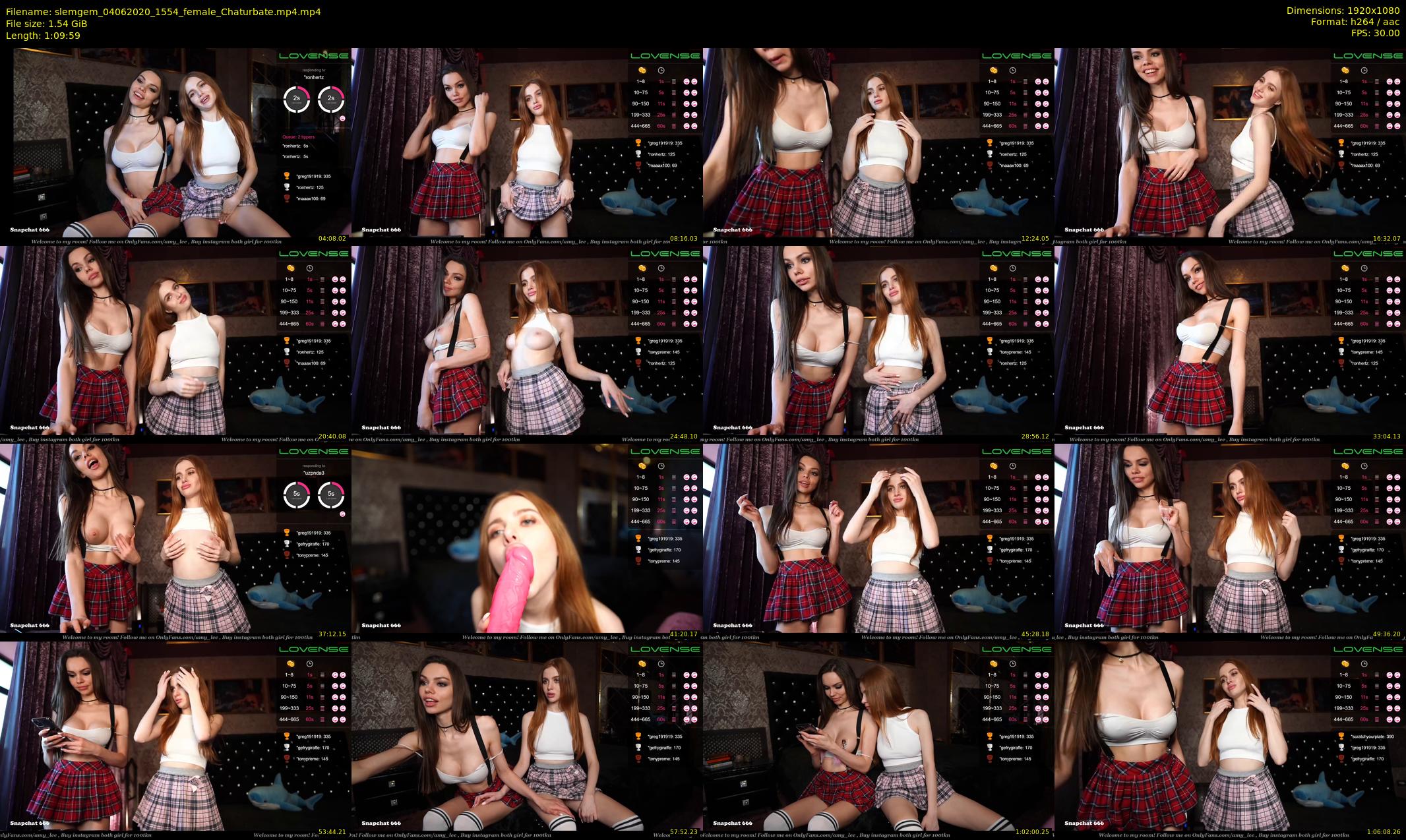 slemgem — 70 minute Chaturbate couple cam show recording, 1080p, Jun 4, 2020