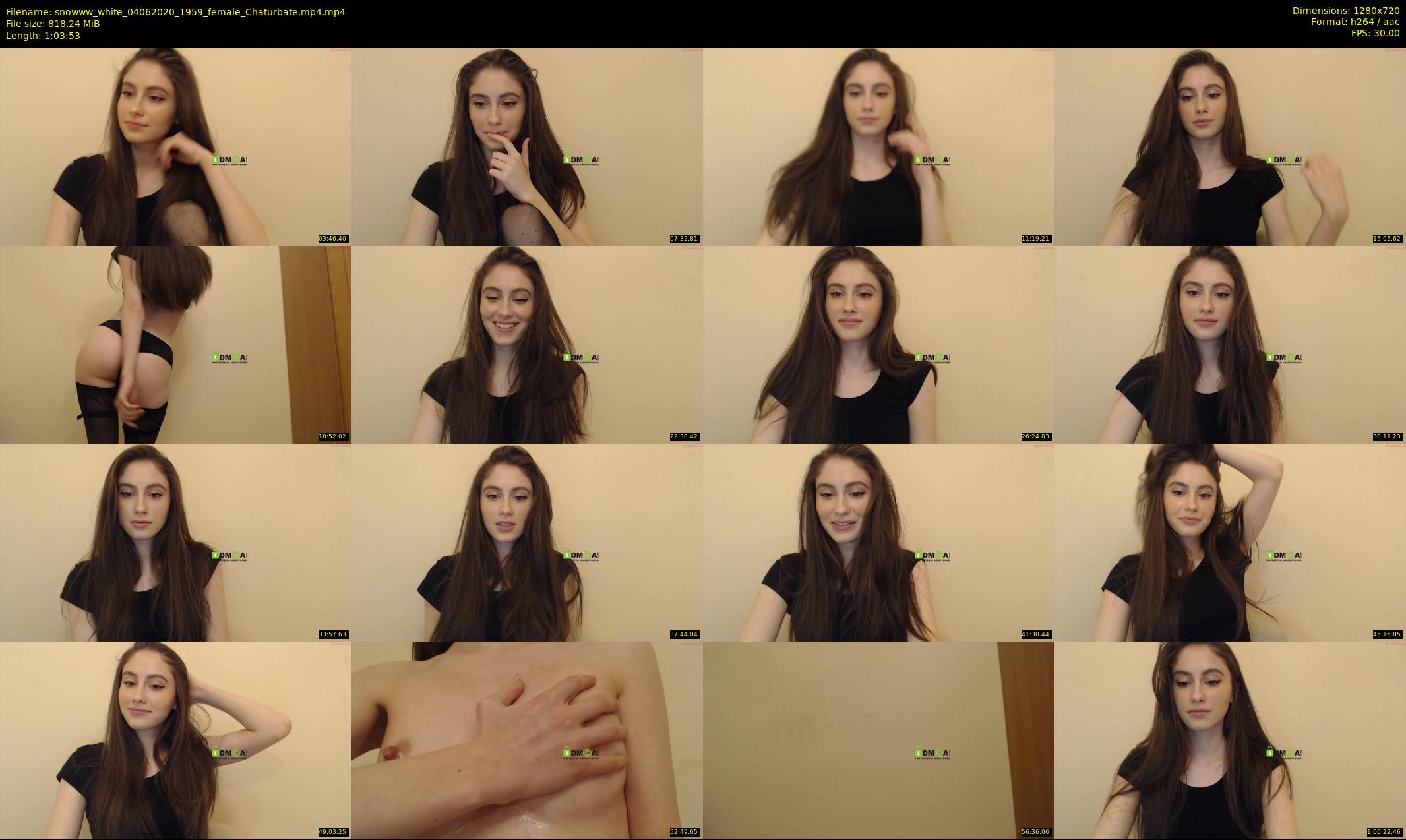 snowww_white — 64 minute Chaturbate female cam show recording, 720p, Jun 4, 2020