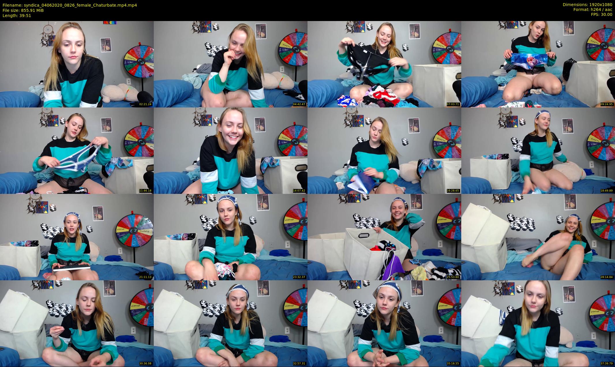 syndica — 40 minute Chaturbate female cam show recording, 1080p, Jun 4, 2020
