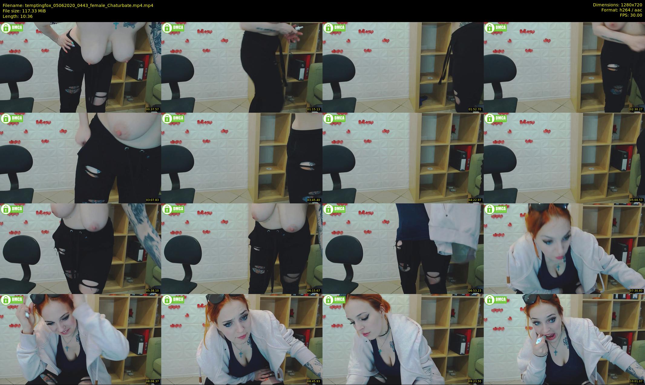 temptingfox — 11 minute Chaturbate female cam show recording, 720p, Jun 5, 2020