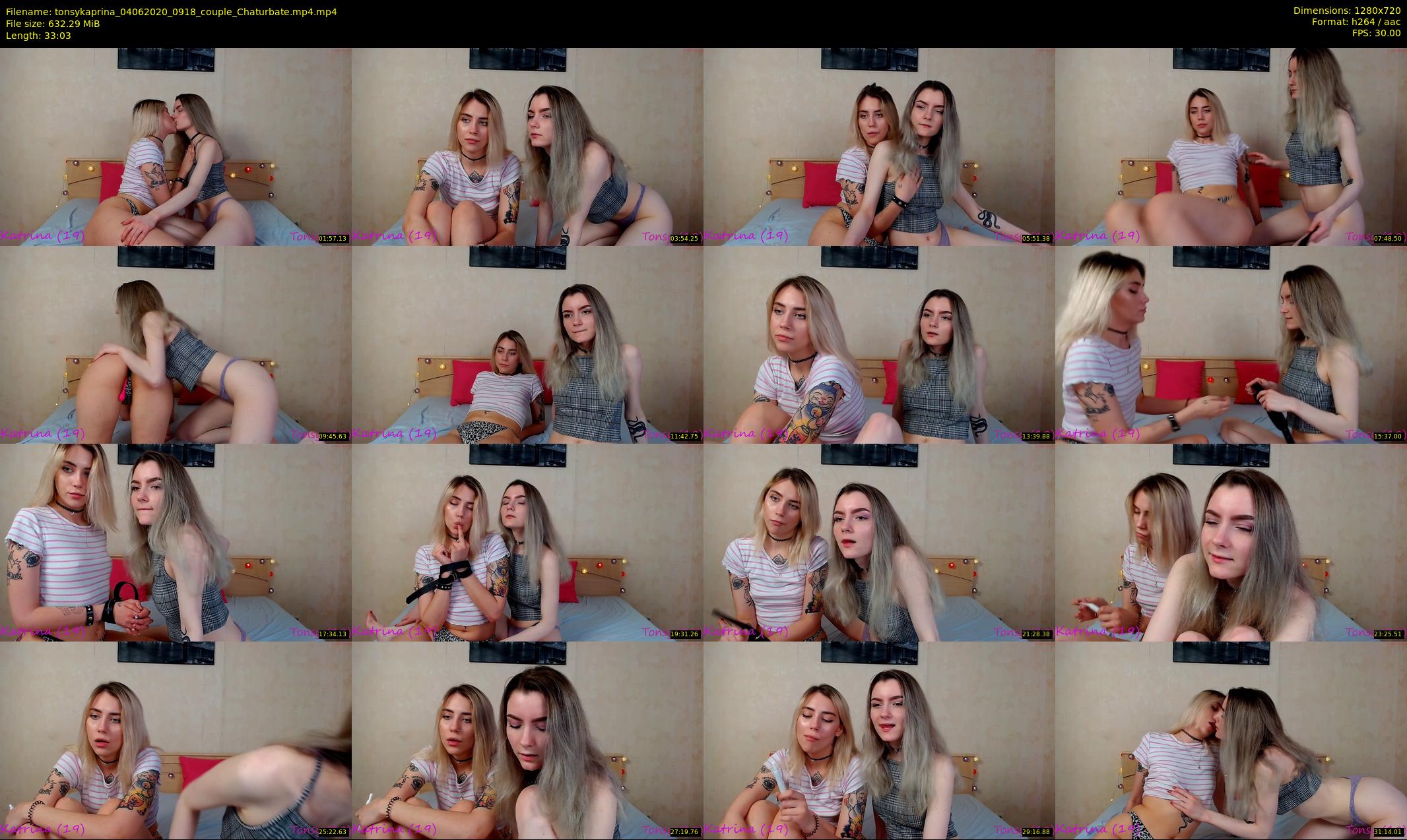 tonsykaprina — 34 minute Chaturbate couple cam show recording, 720p, Jun 4, 2020