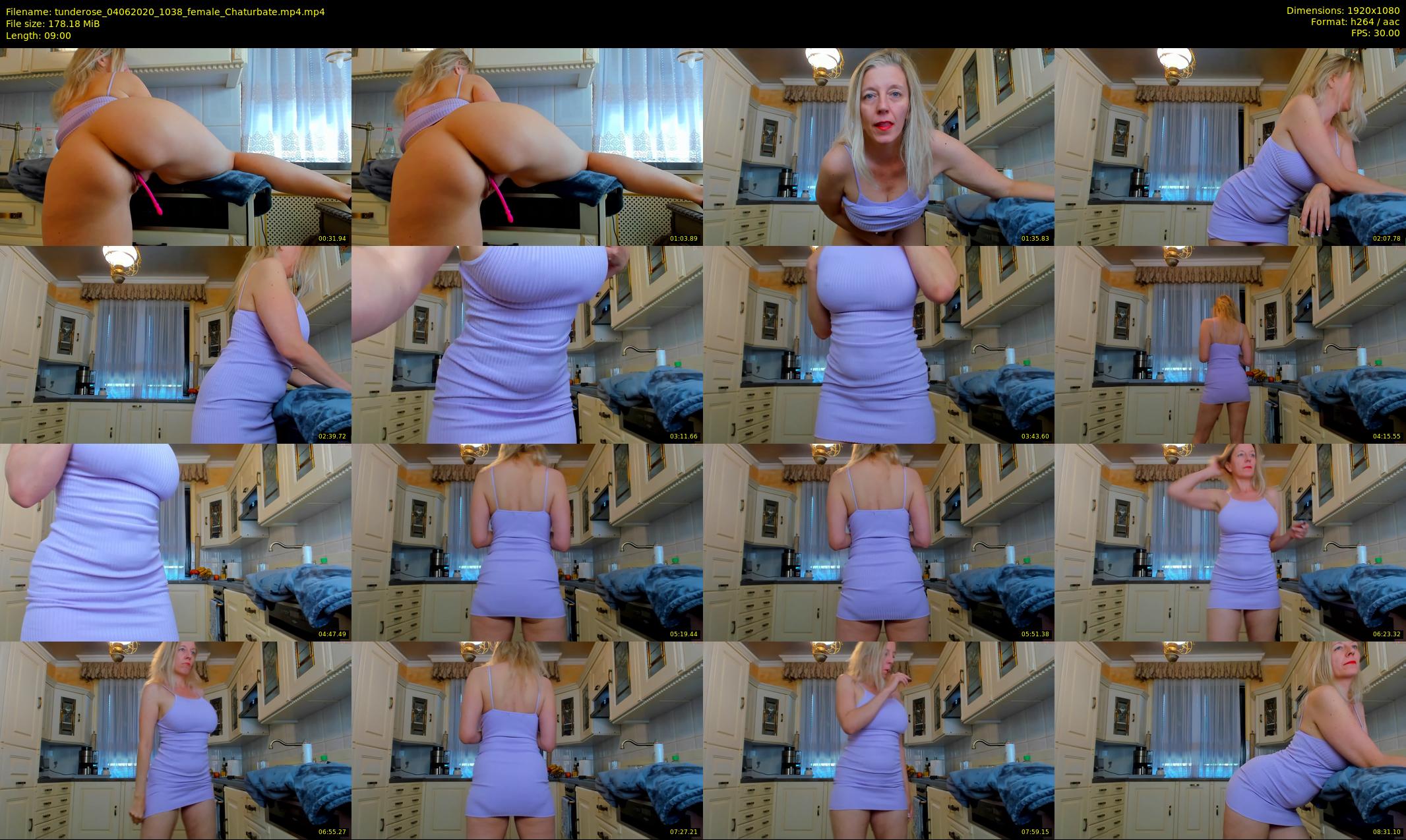 tunderose — 9 minute Chaturbate female cam show recording, 1080p, Jun 4, 2020