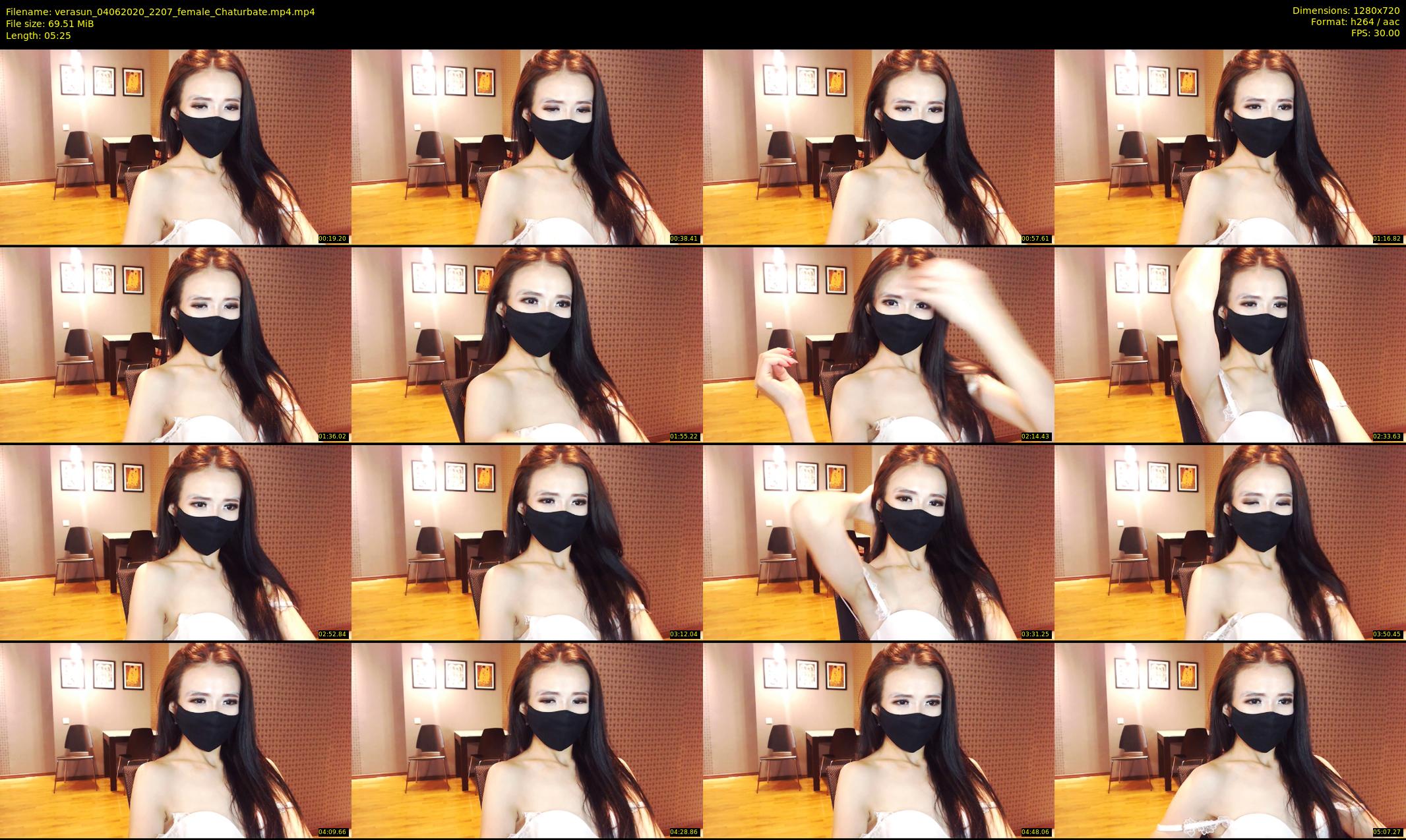 verasun — 6 minute Chaturbate female cam show recording, 720p, Jun 4, 2020