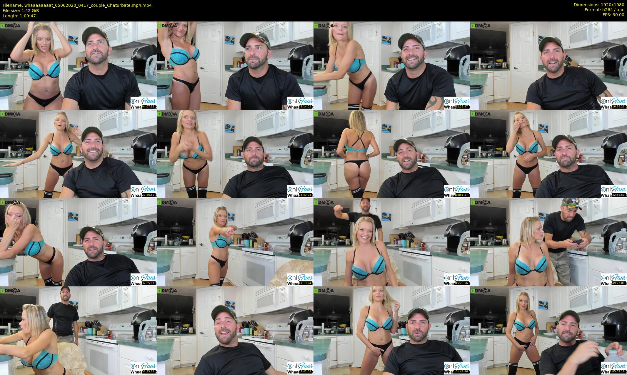 whaaaaaaaat — 70 minute Chaturbate couple cam show recording, 1080p, Jun 5, 2020