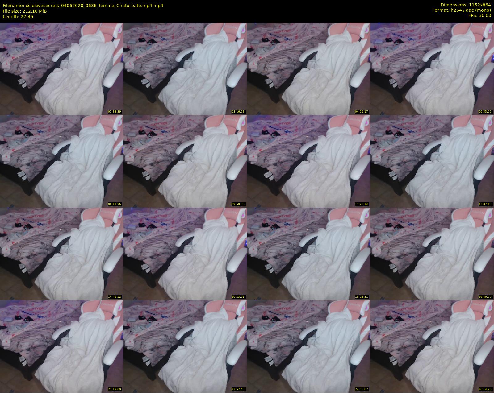 xclusivesecrets — 28 minute Chaturbate female cam show recording, 720p, Jun 4, 2020