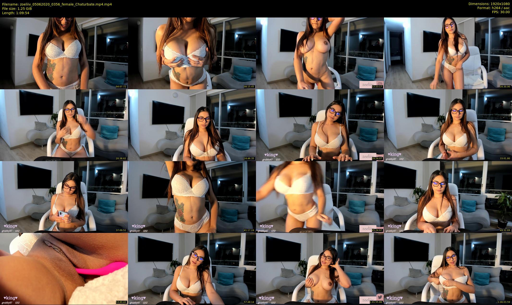 zoeliiv — 70 minute Chaturbate female cam show recording, 1080p, Jun 5, 2020