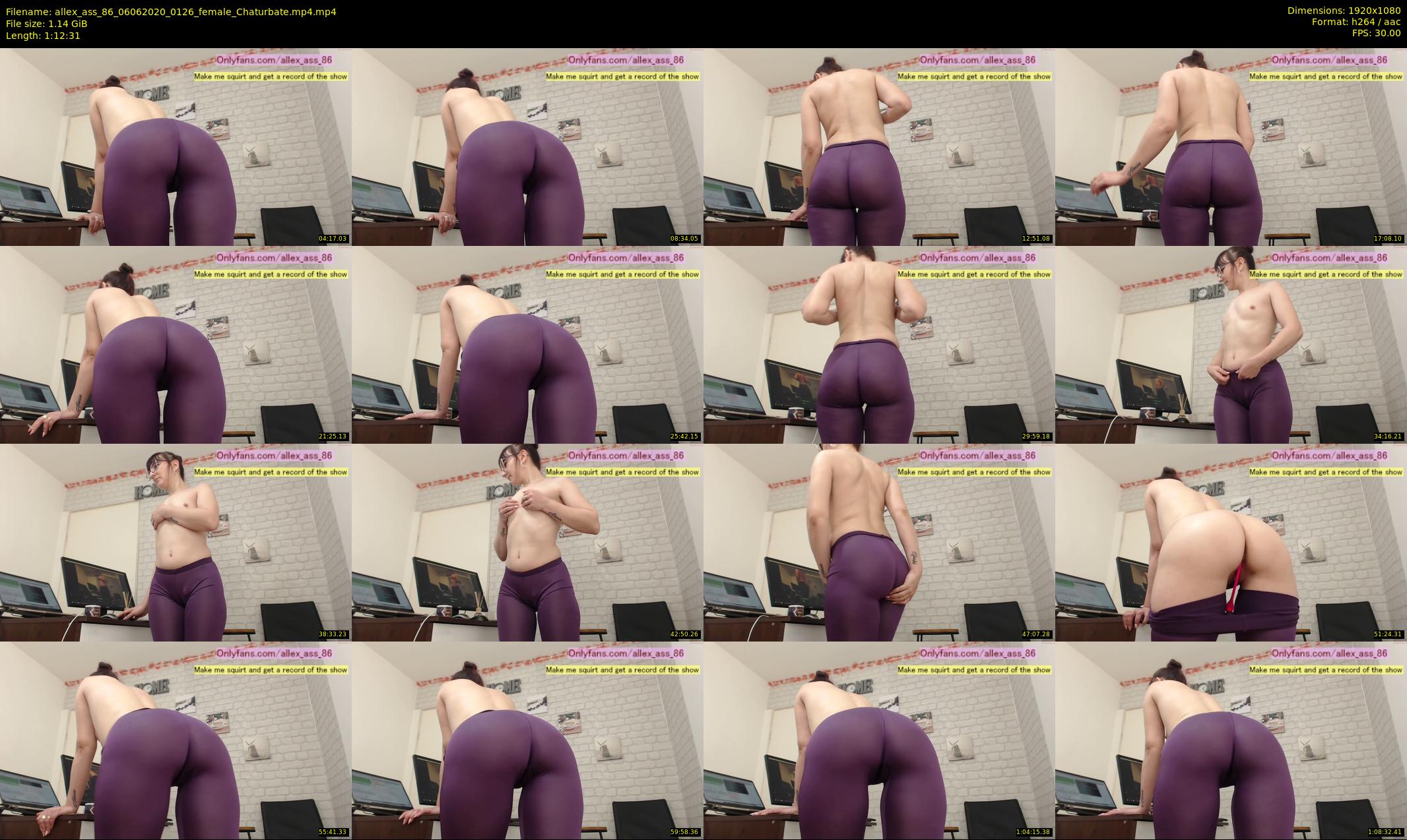 allex_ass_86 — 73 minute Chaturbate female cam show recording, 1080p, Jun 6, 2020